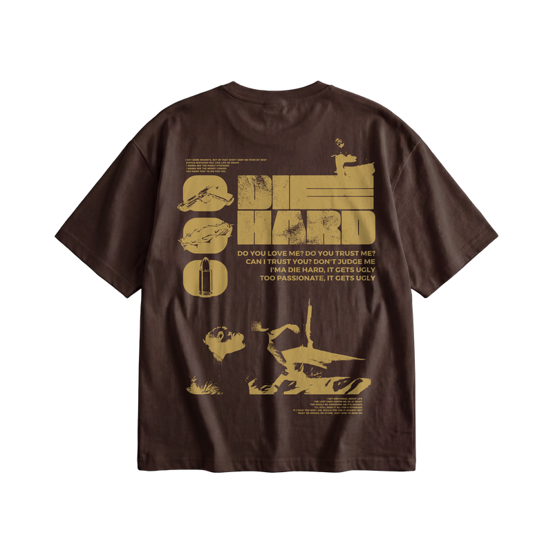 Kendrick - Die Hard (Brown) T-shirt