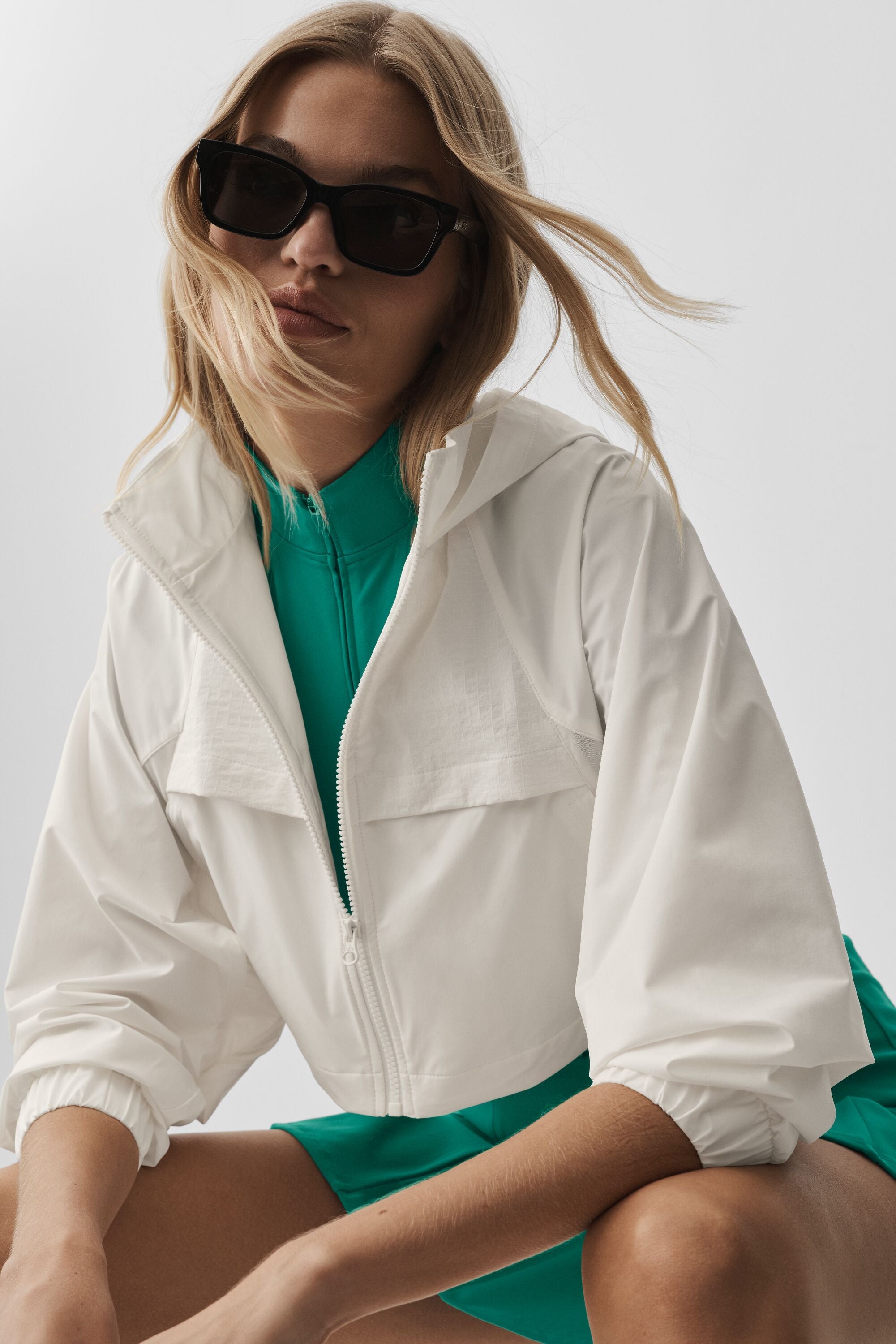 Alo Cropped Playmaker Jacket