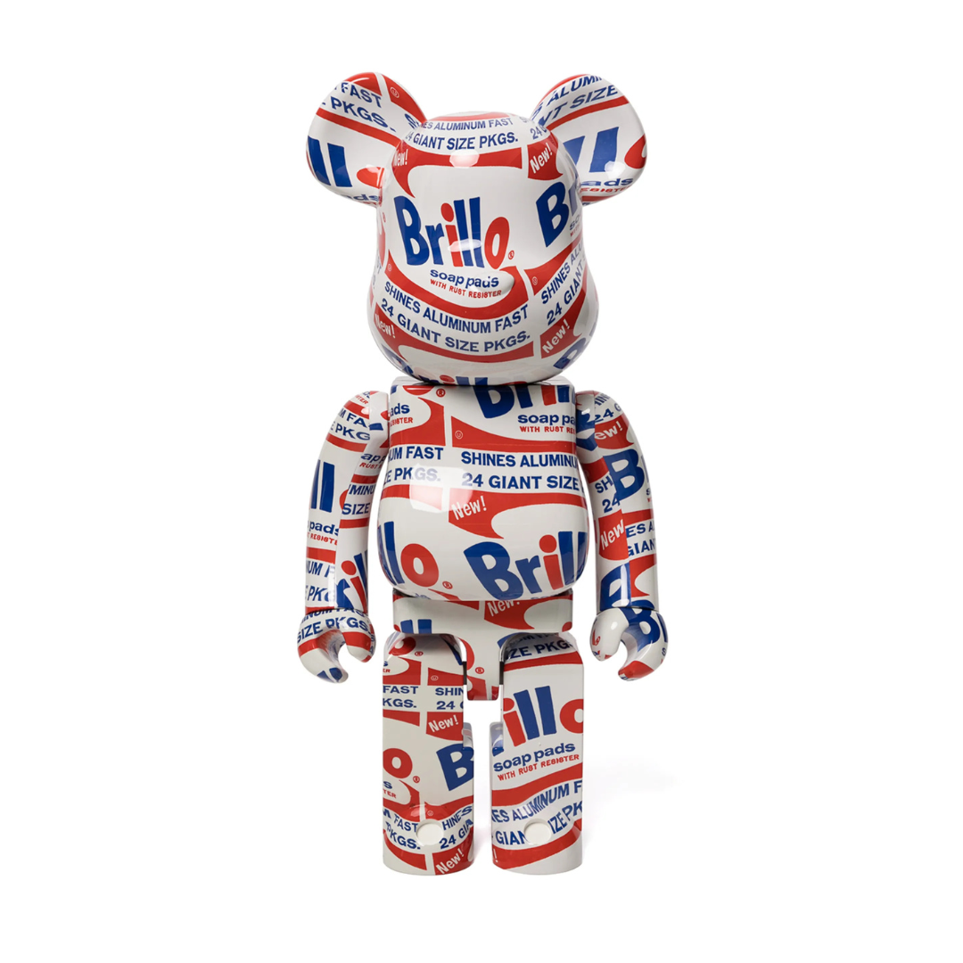 Bearbrick ANDY WARHOL Brillo 1000%