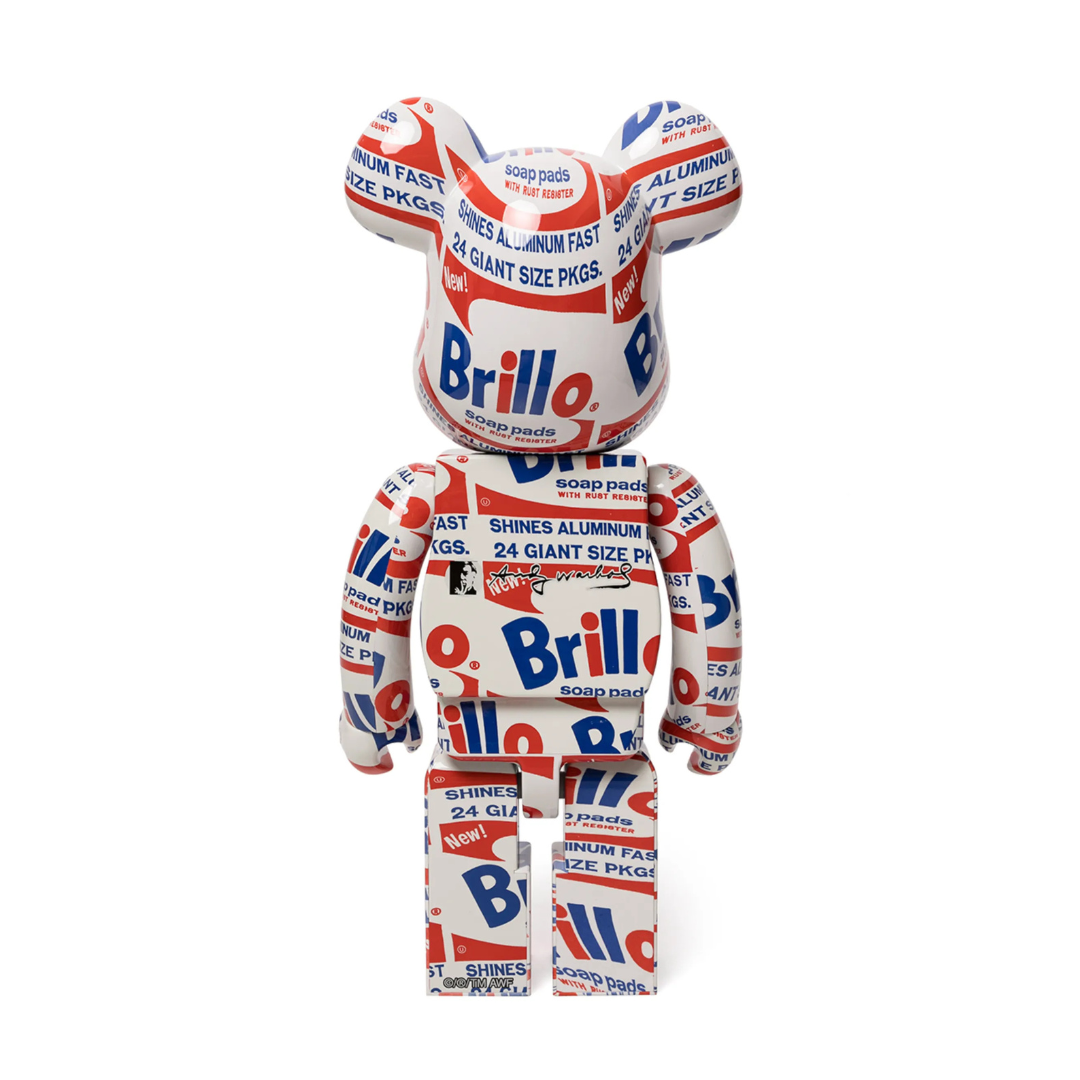 Bearbrick ANDY WARHOL Brillo 1000%