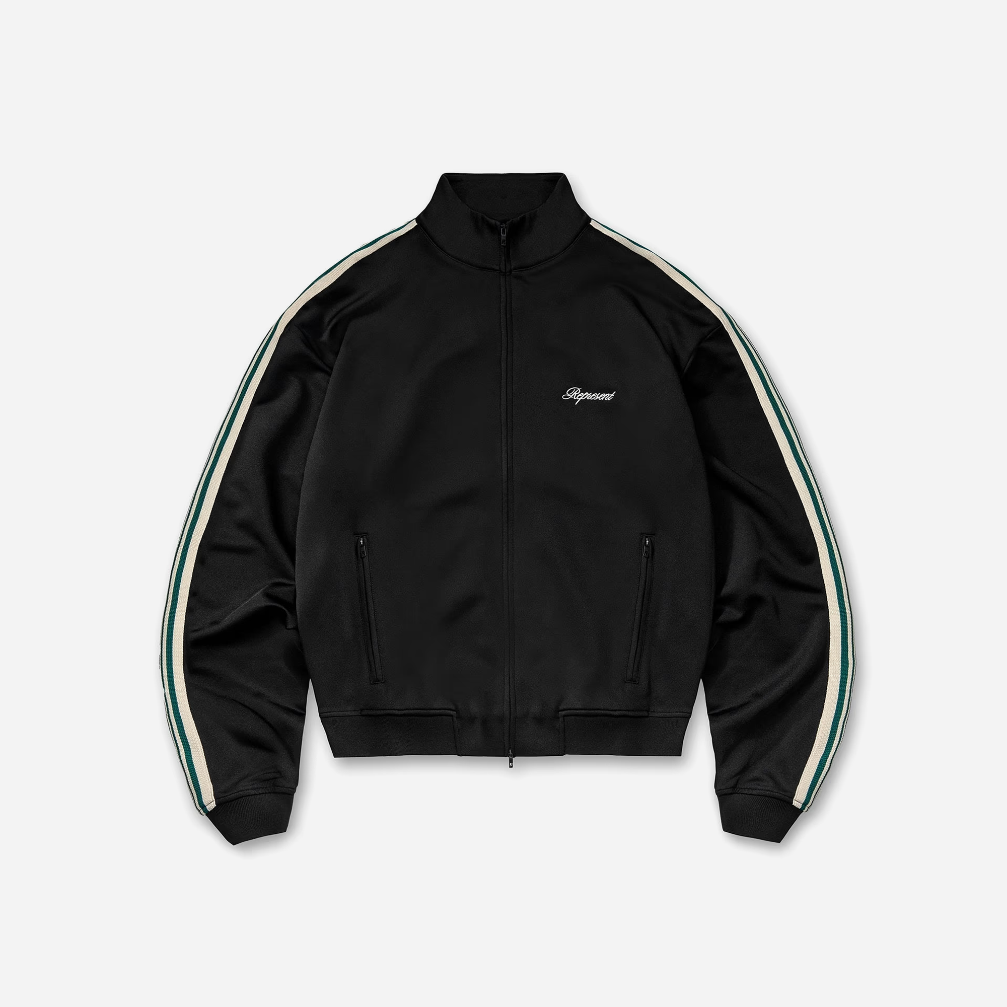 Represent Taped Track Jacket Jet Black SS26