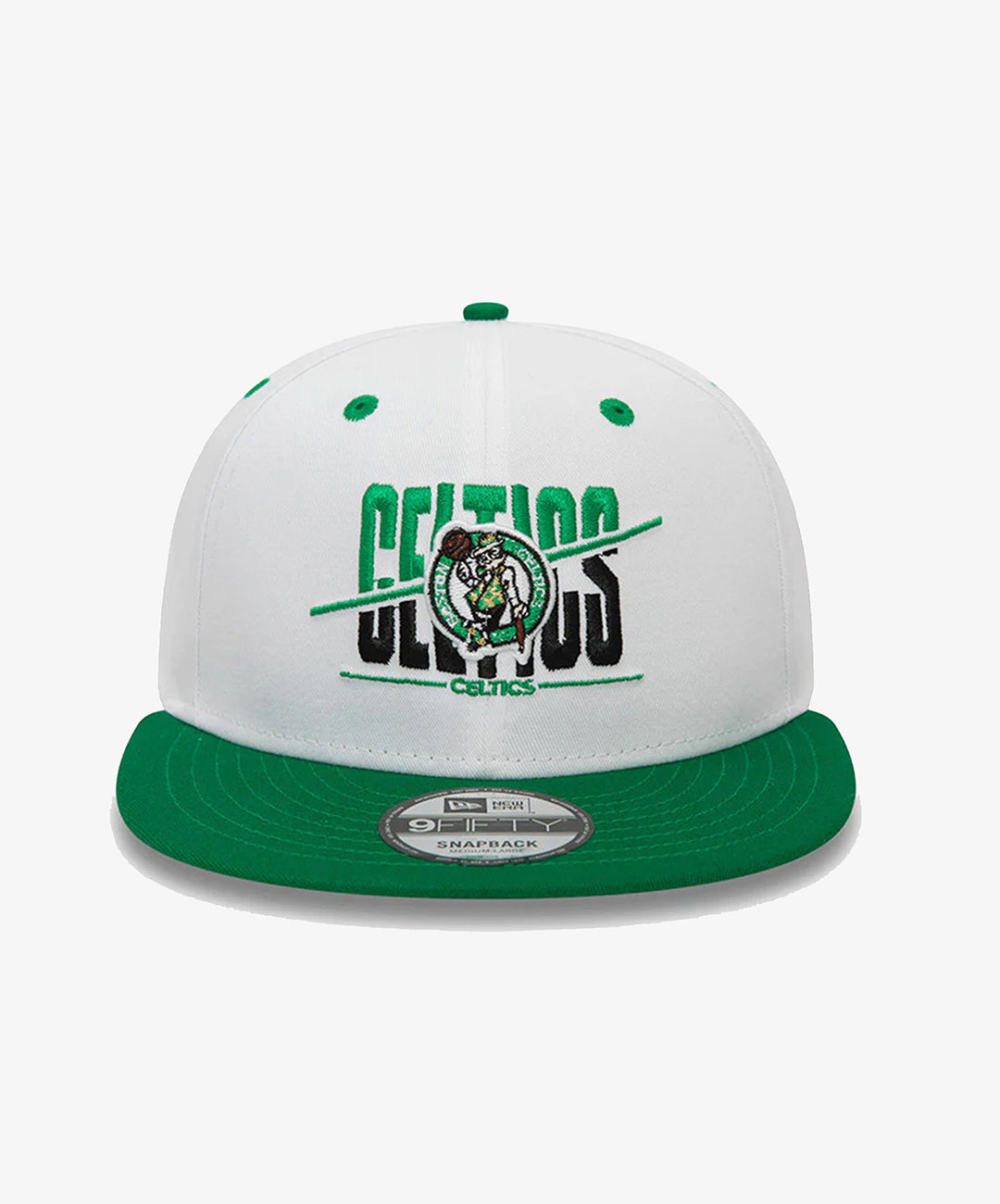 New Era BOSTON CELTICS CROWN 9FIFTY SNAPBACK CAP { WHITE