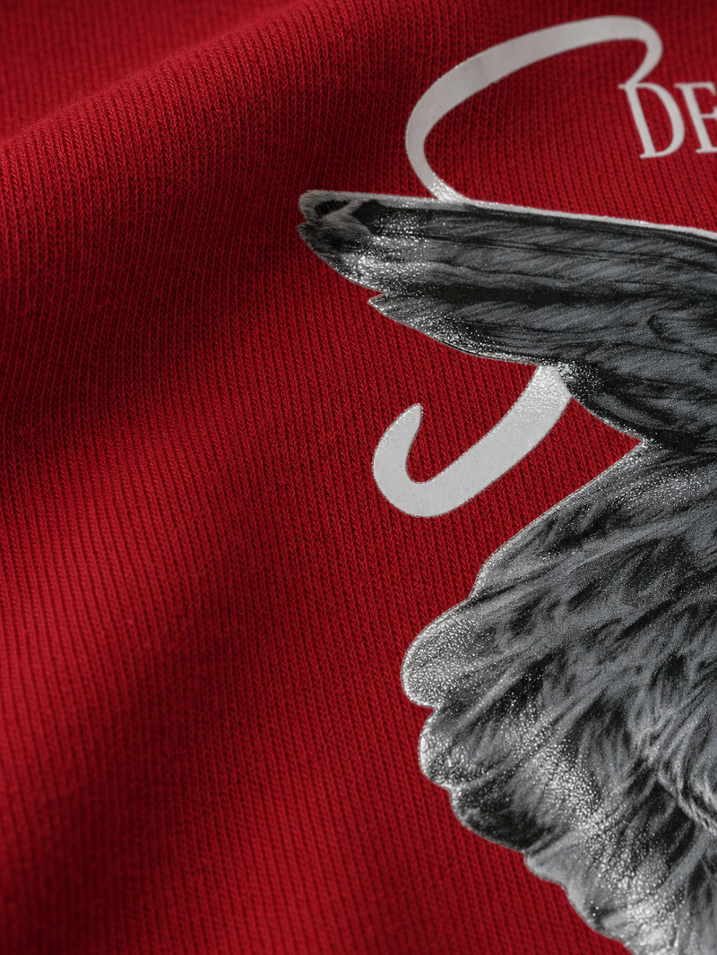 Destiny Be Autyst Quarter Zip Red T-Shirt