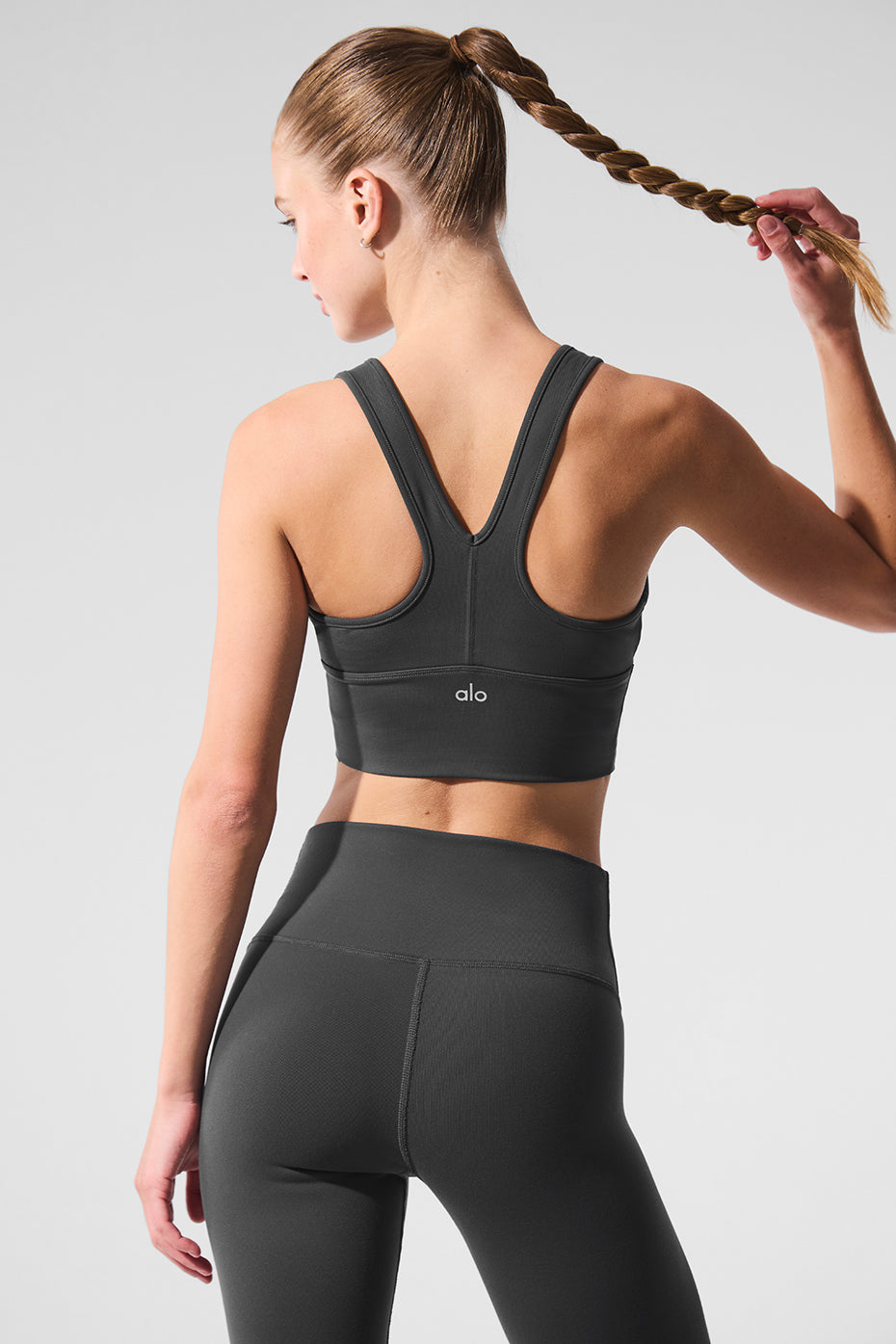 Alo Yoga Wild Thing Bra - Anthracite