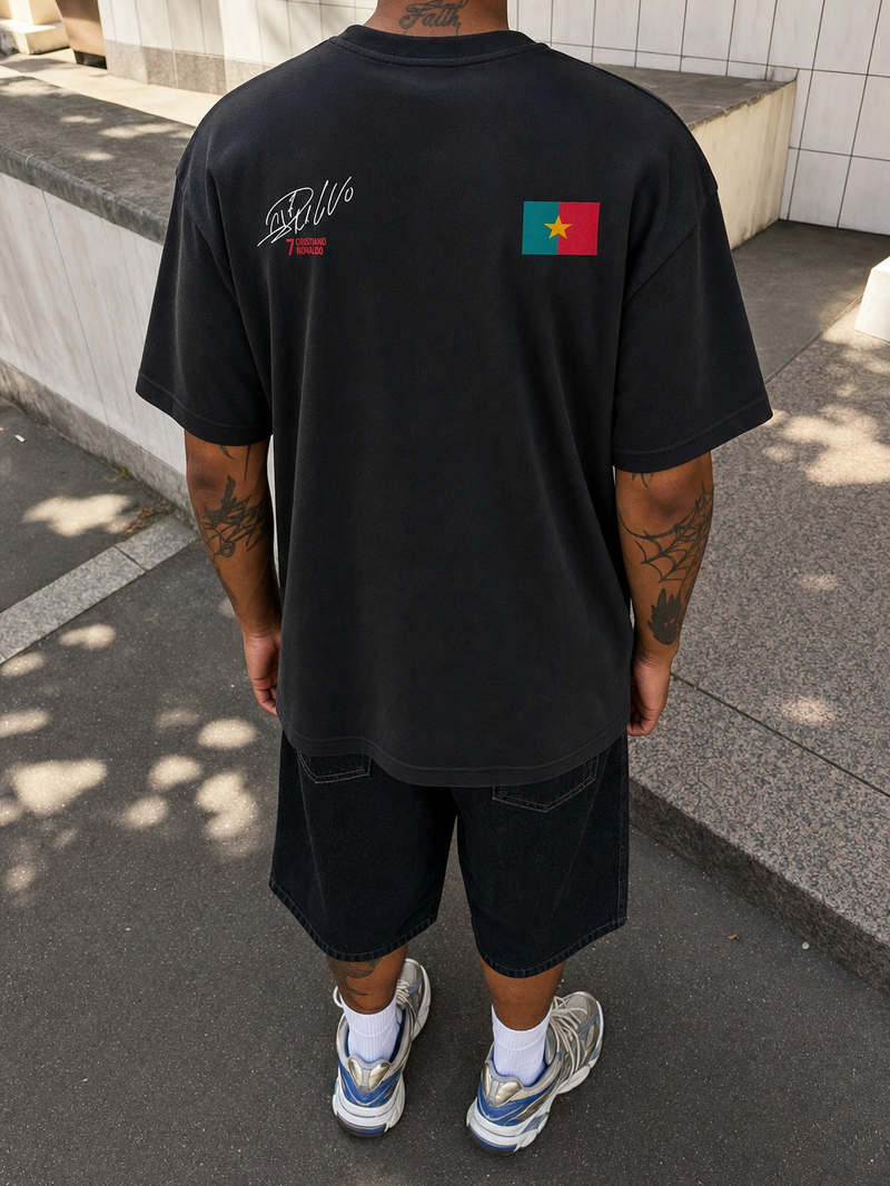 Off Supply CR7 Legacy Black T-Shirt