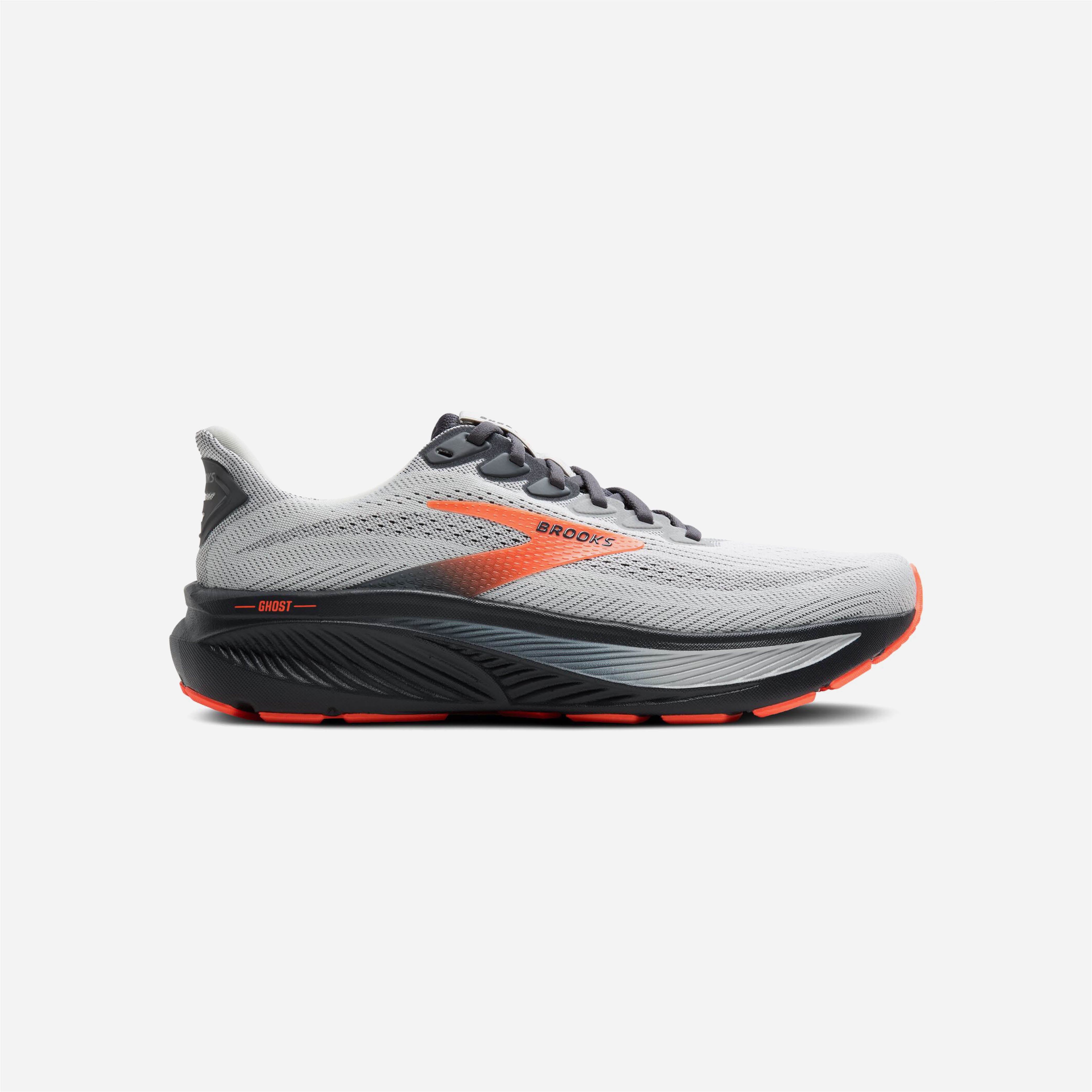 Brooks Ghost 17 Oyster Mushroom Orange Ebony