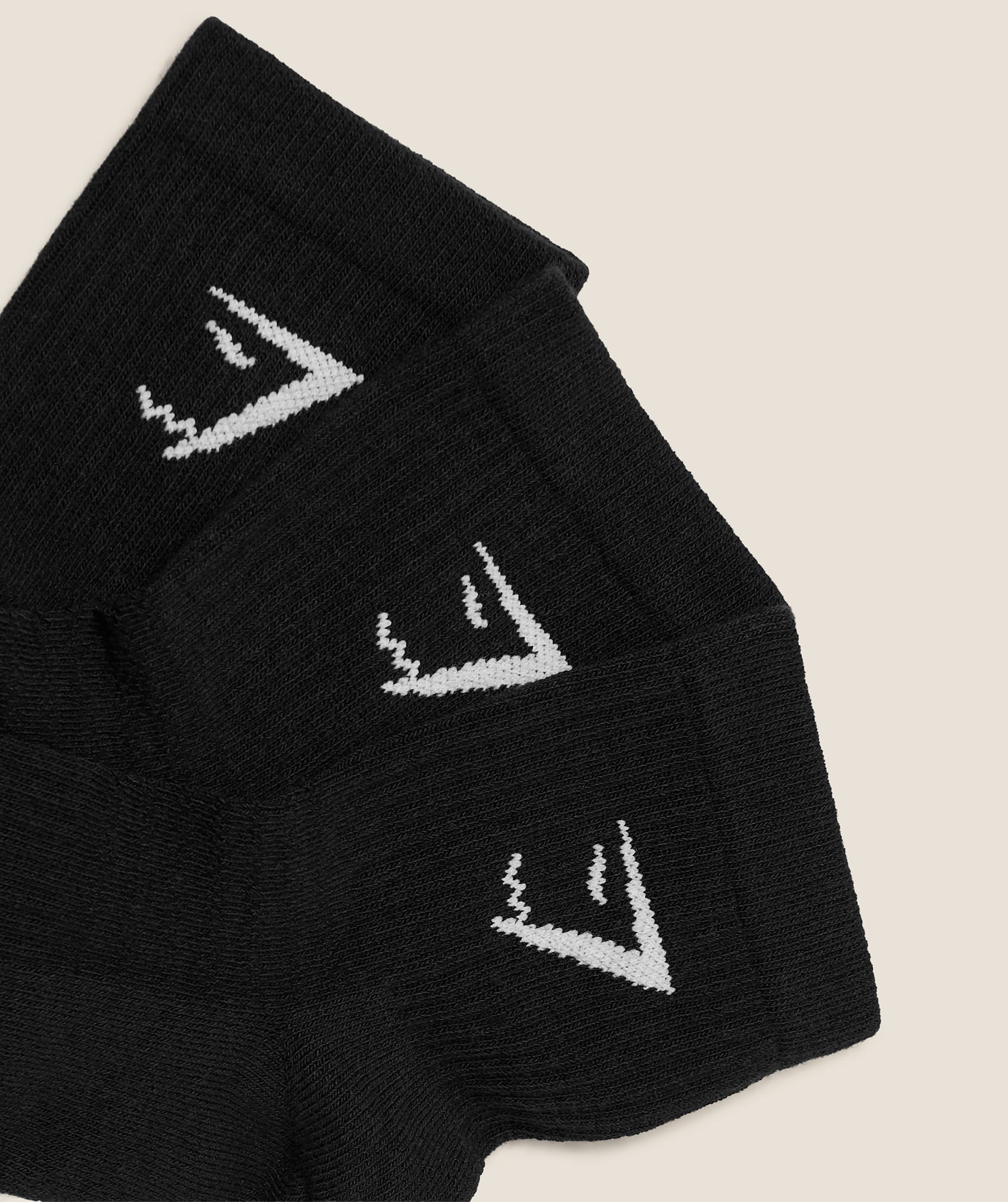 Gymshark Midi Socks 3Pk Gs Black
