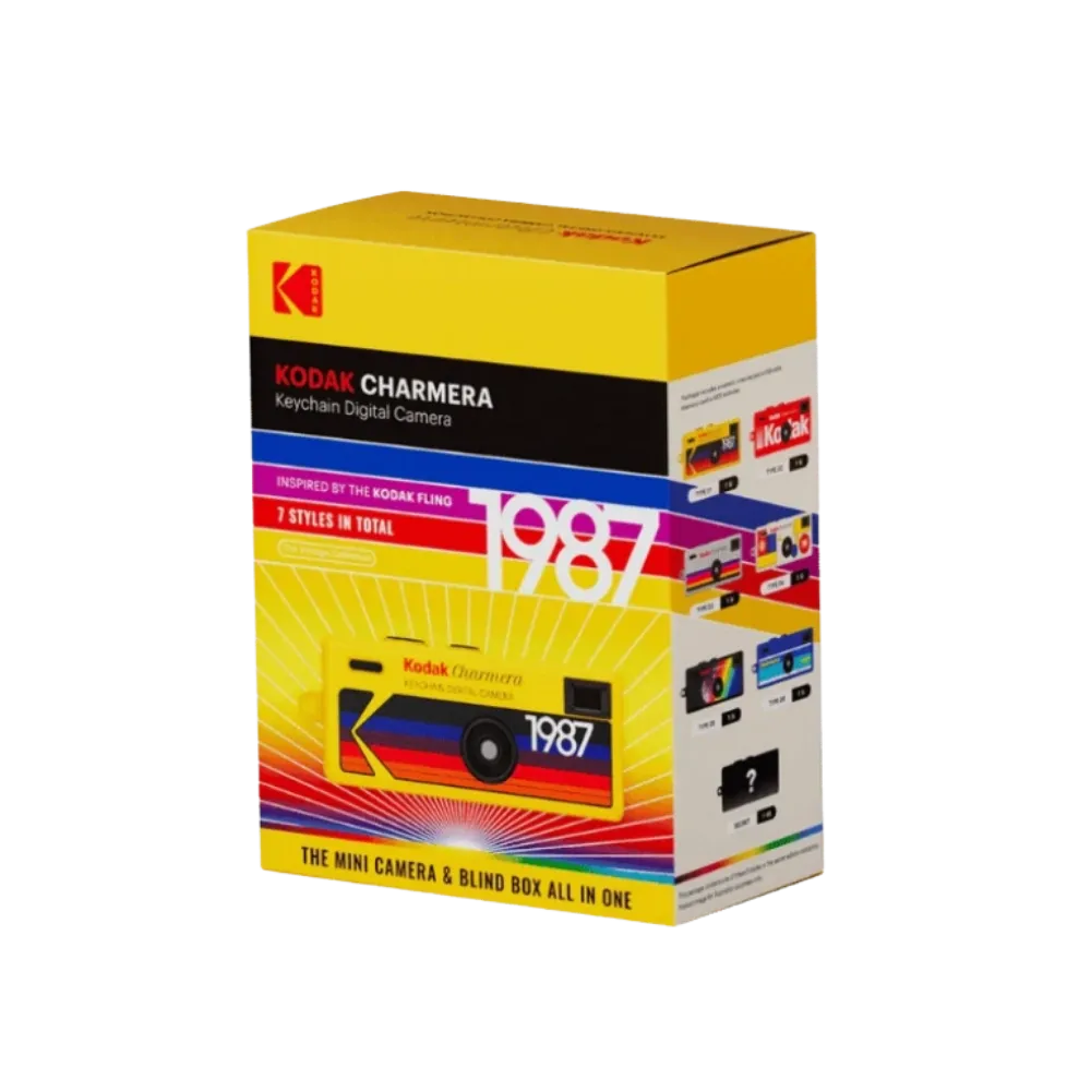 Kodak Charmera Keychain Digital Camera Blind Box Collection Standard + Millenium Collection Pack of 2
