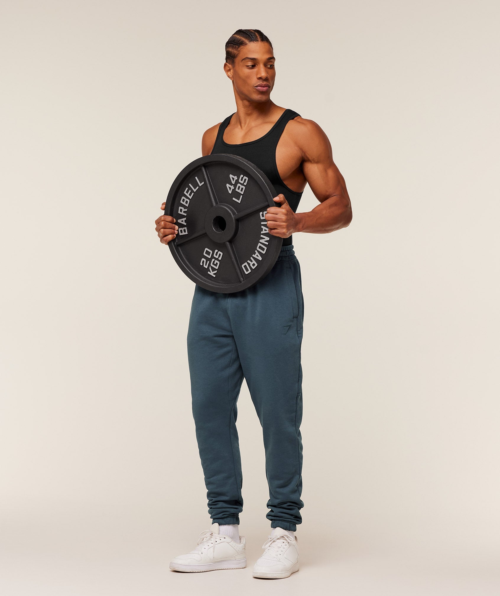 Gymshark Power Wordmark Joggers Gs Stealth Blue