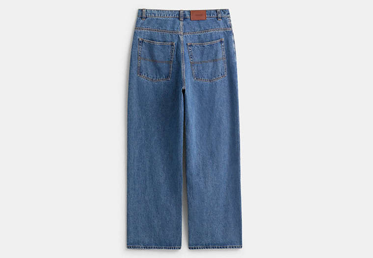 Restored Medium Wash Skater Jeans