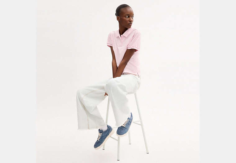Soho Sneaker In Signature Denim
