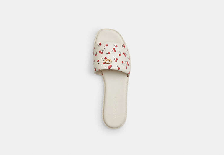 Holly Sandal With Cherry Print