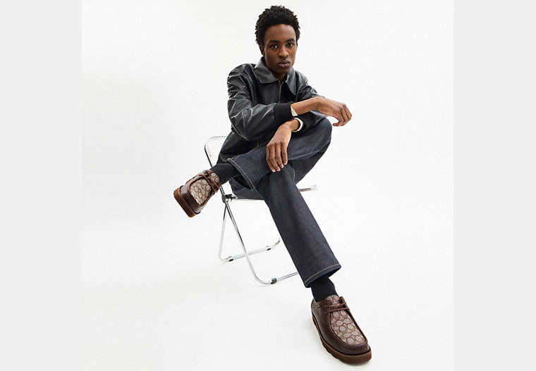 Chukka Shoe With Signature Canvas