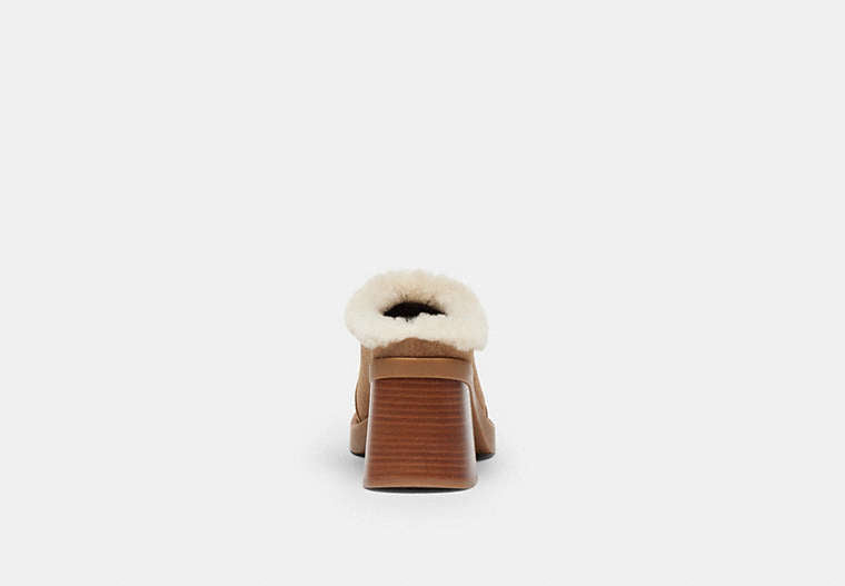 Sculpted C Heeled Mule