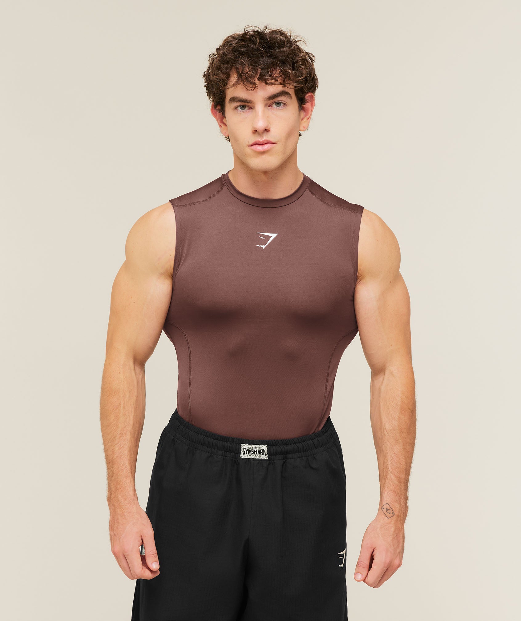 Gymshark Element Tank Espresso Brown