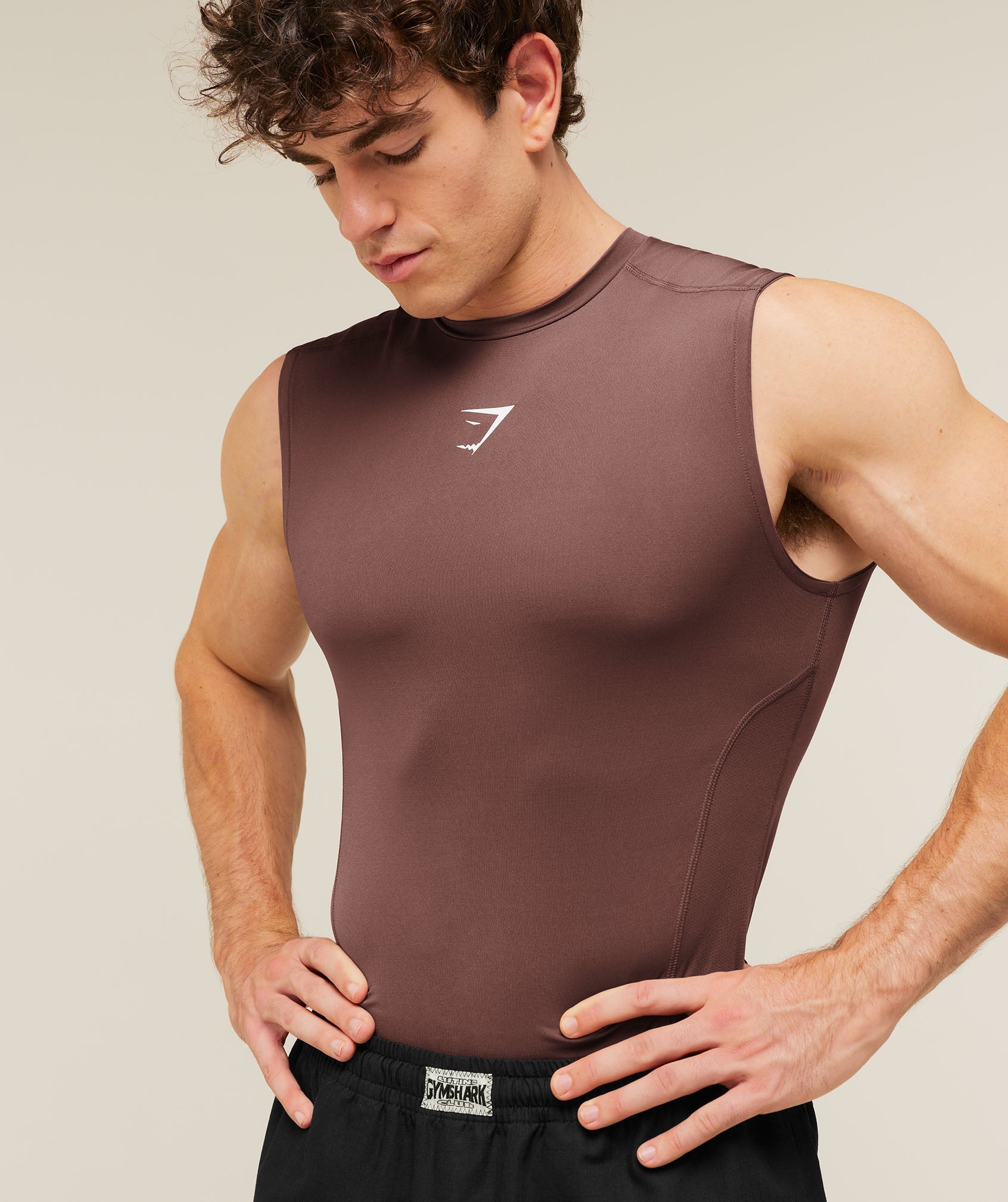 Gymshark Element Tank Espresso Brown