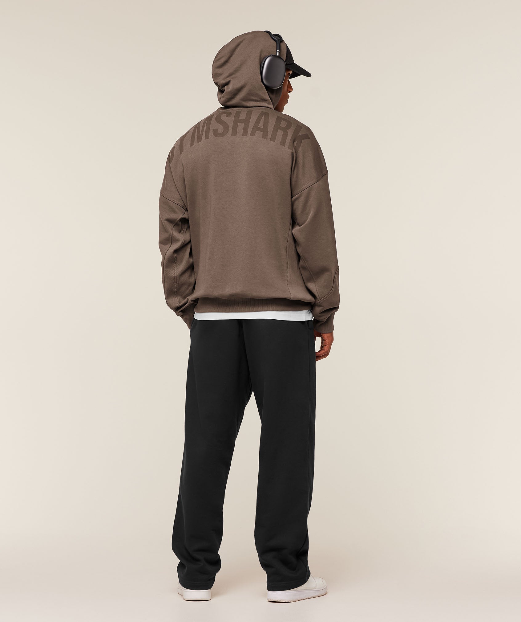 Gymshark Power Oversized Hoodie Soft Brown
