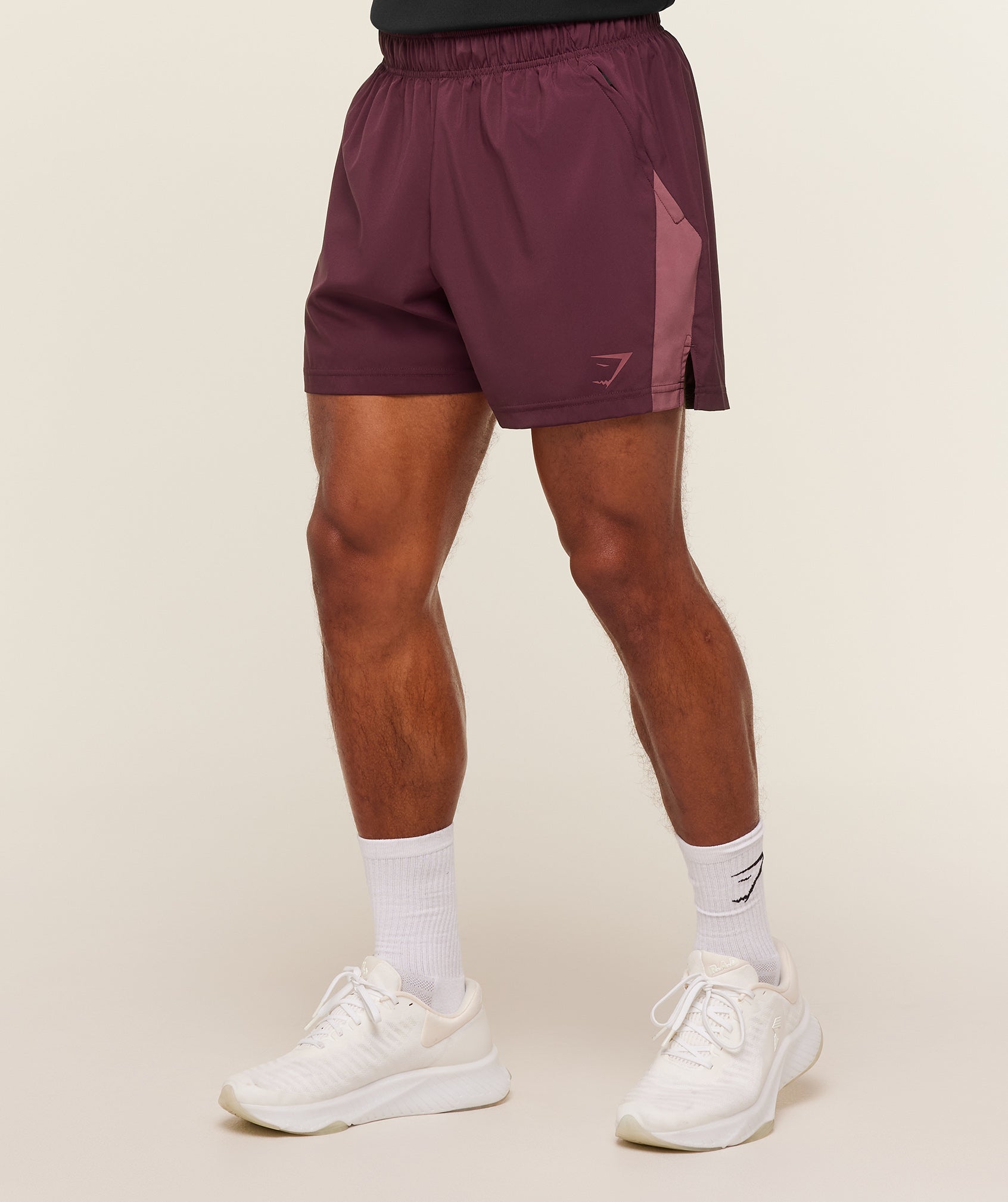 Gymshark Sport  5" Shorts Impact Burgundy