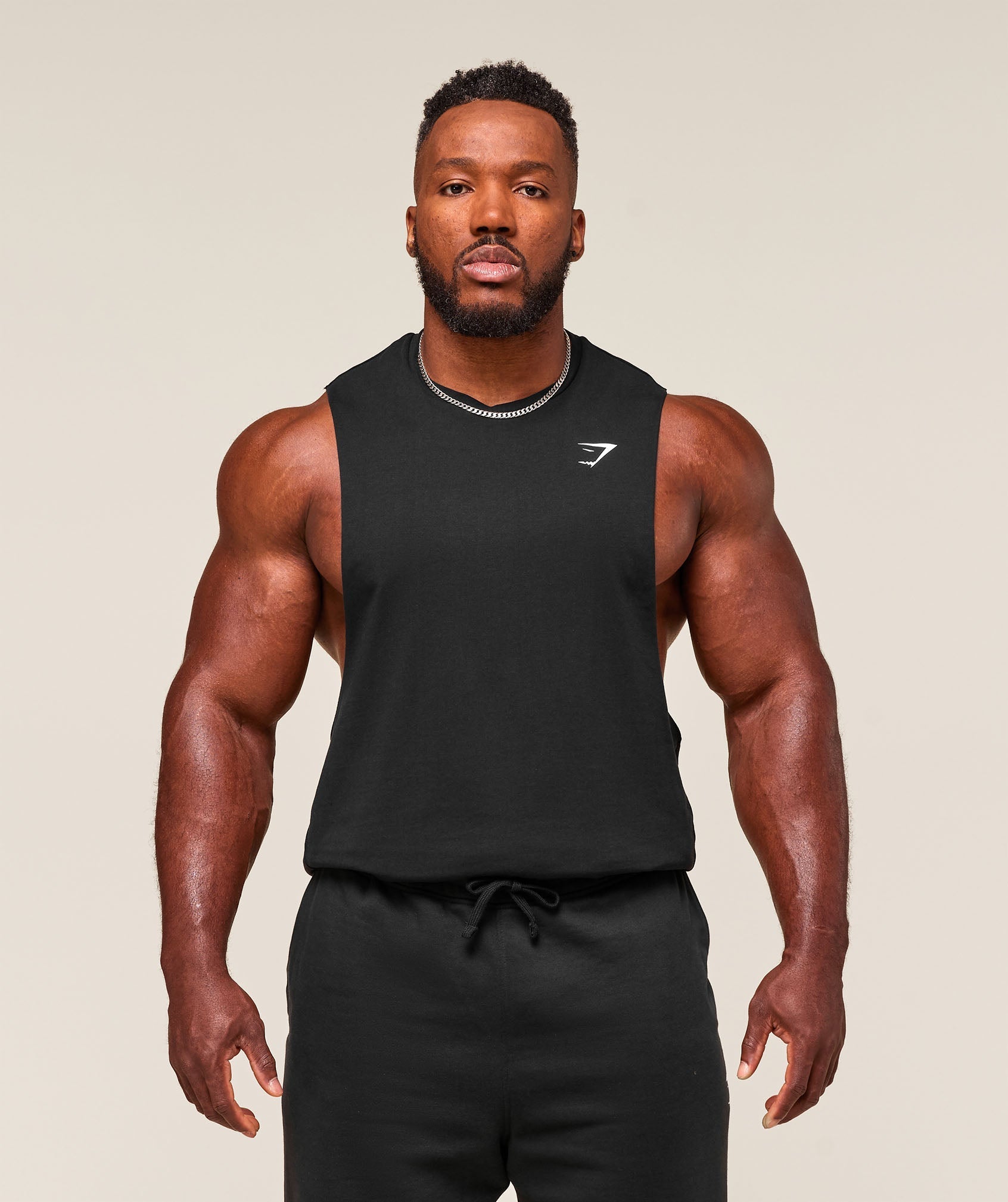 Gymshark Critical 2.0 Drop Arm Tank Black