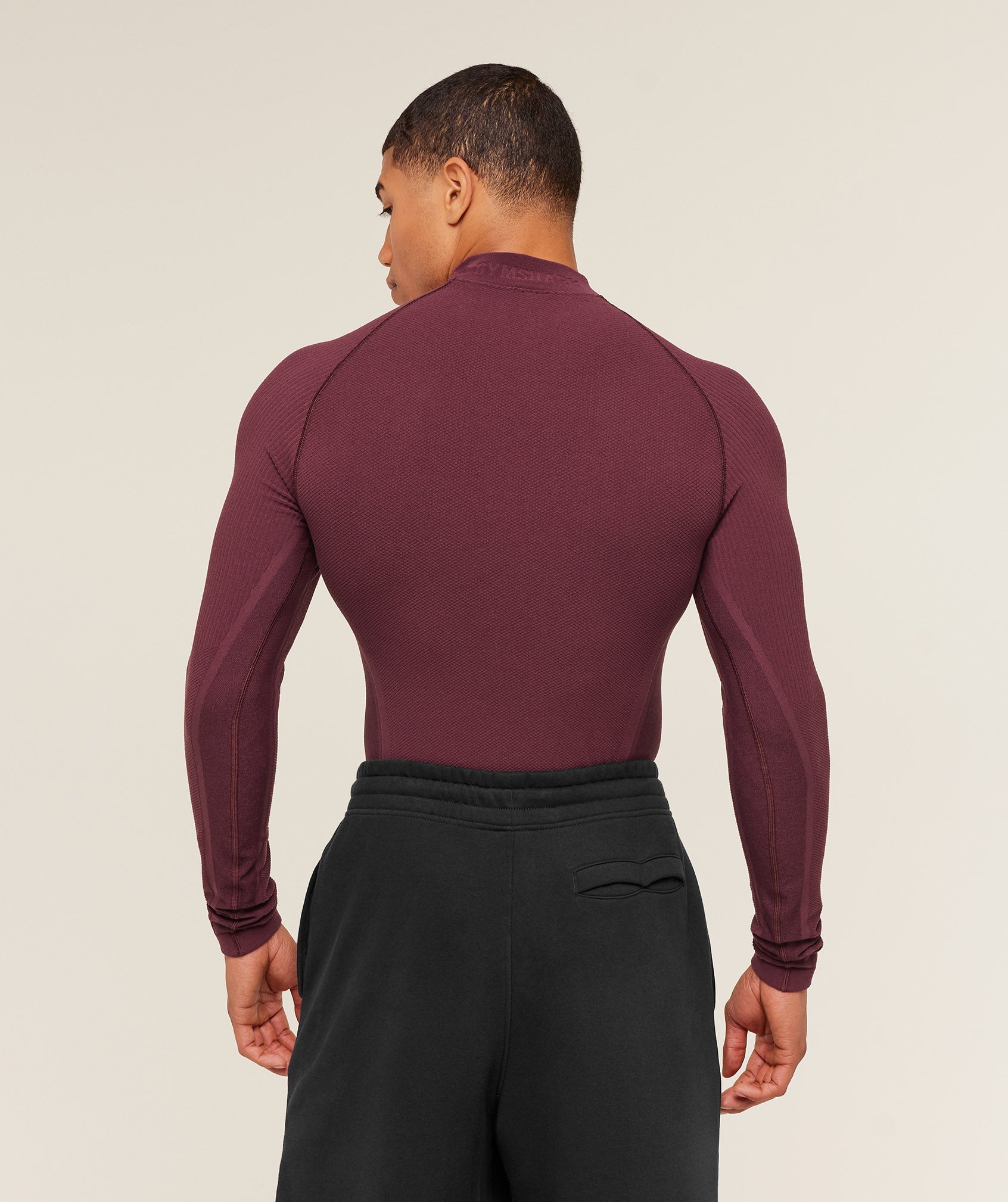 Gymshark Physique Long Sleeve T-Shirt Gs Impact Burgundy