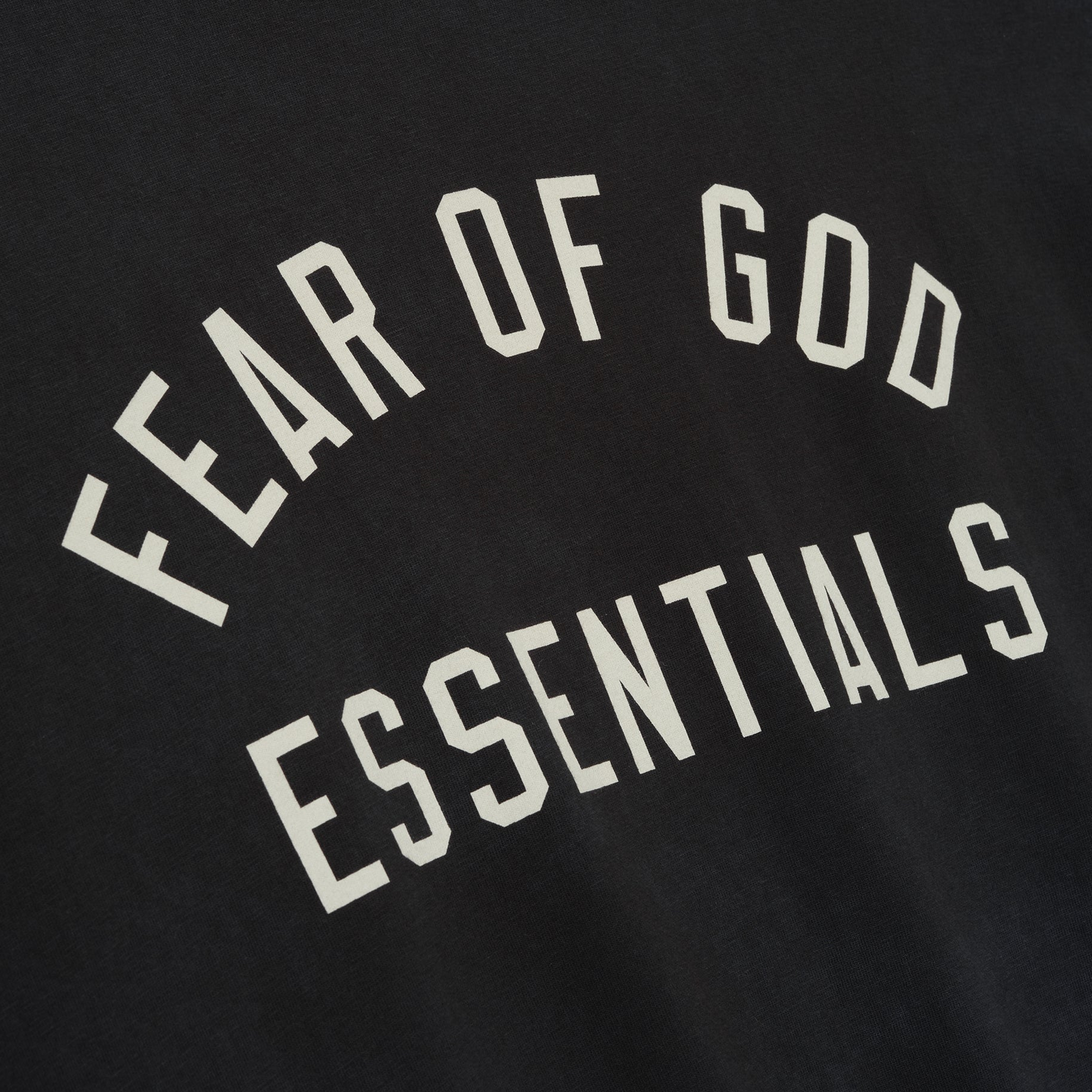 Fear Of God Essentials 90s Short Sleeve Tee Vintage Black