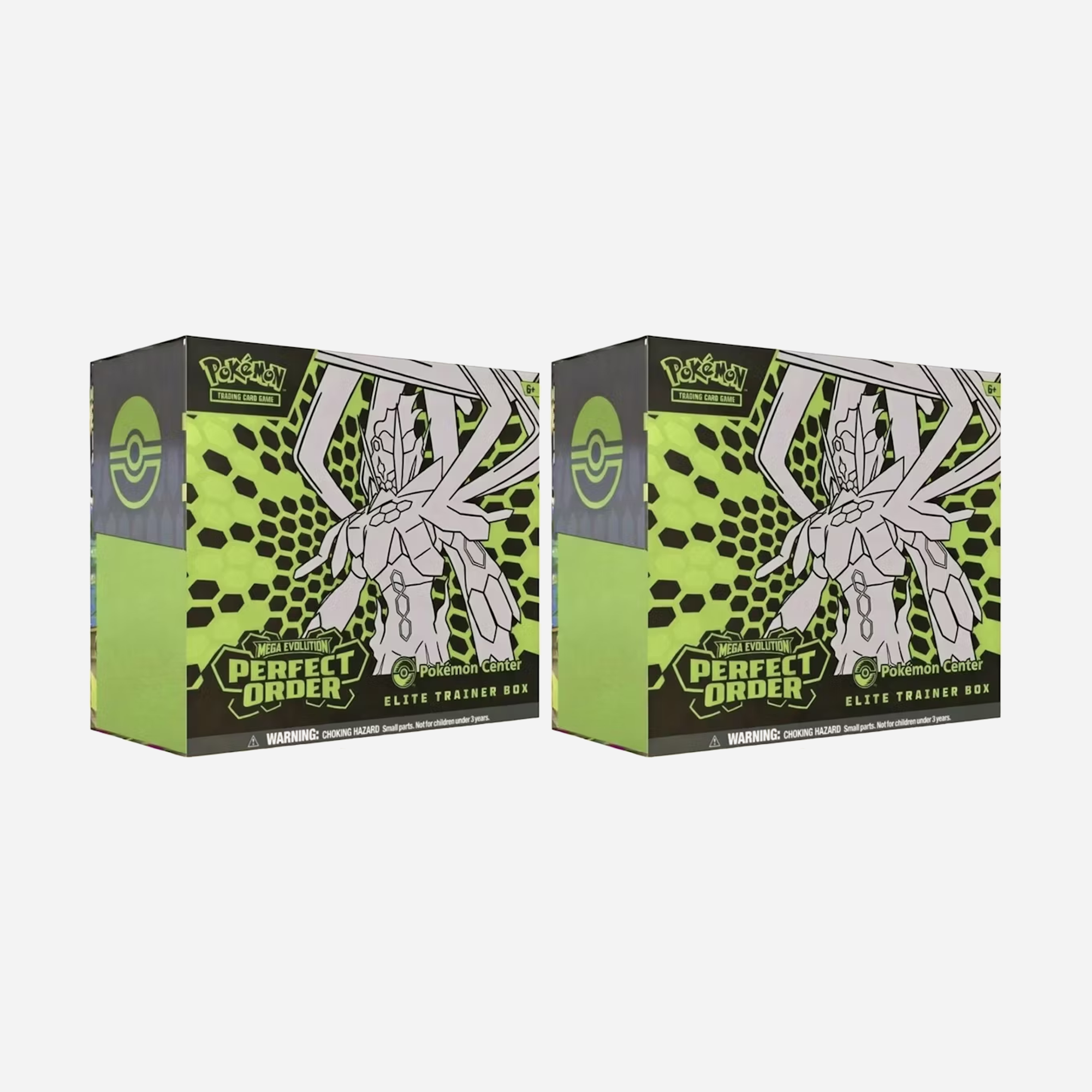 2026 Pokemon Mega Perfect Order Pokemon Center Elite Trainer Box 2x Lot