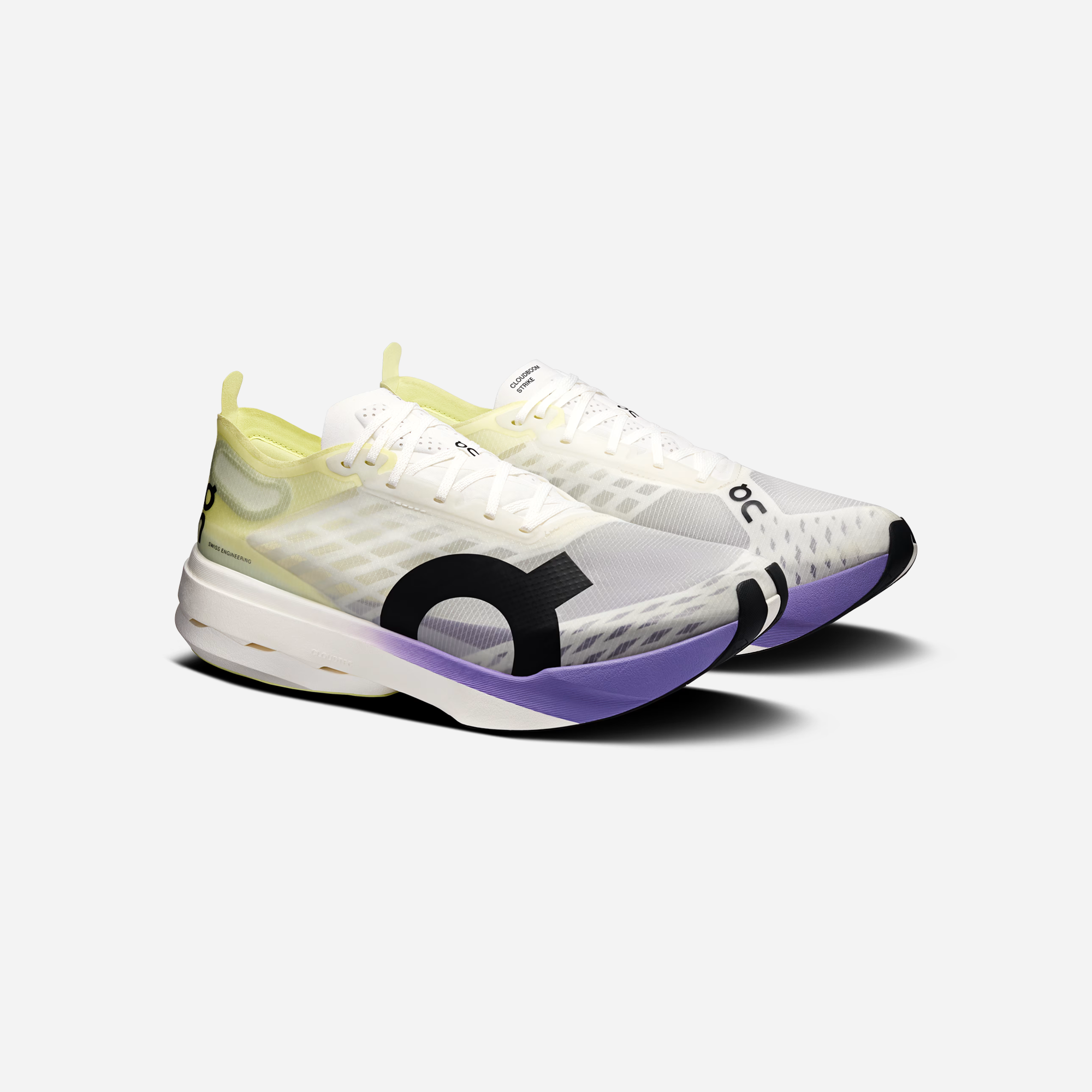 ON Running Cloudboom Strike Juniper Limelight