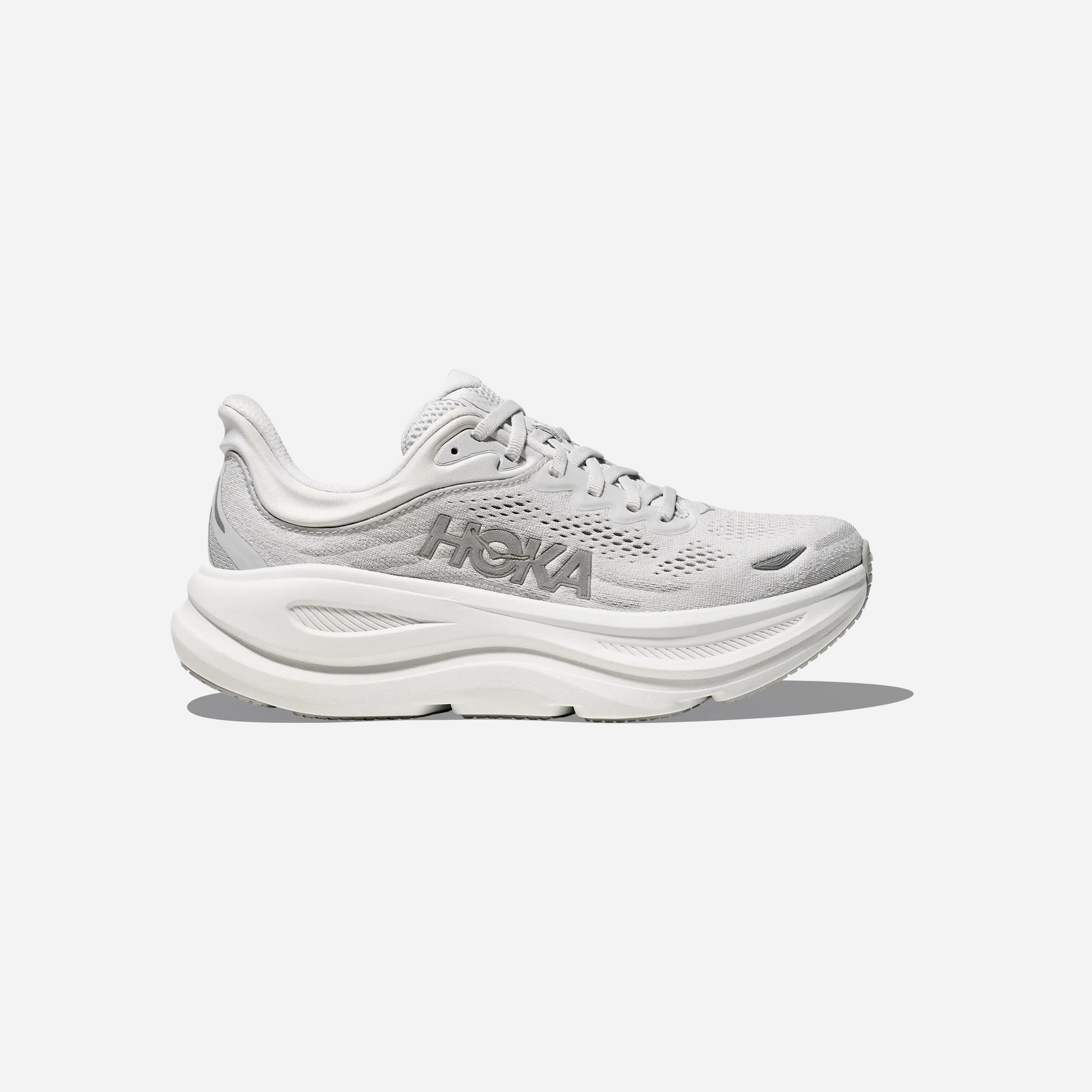 Hoka Bondi 9 Stardust Silver Regular WMNS