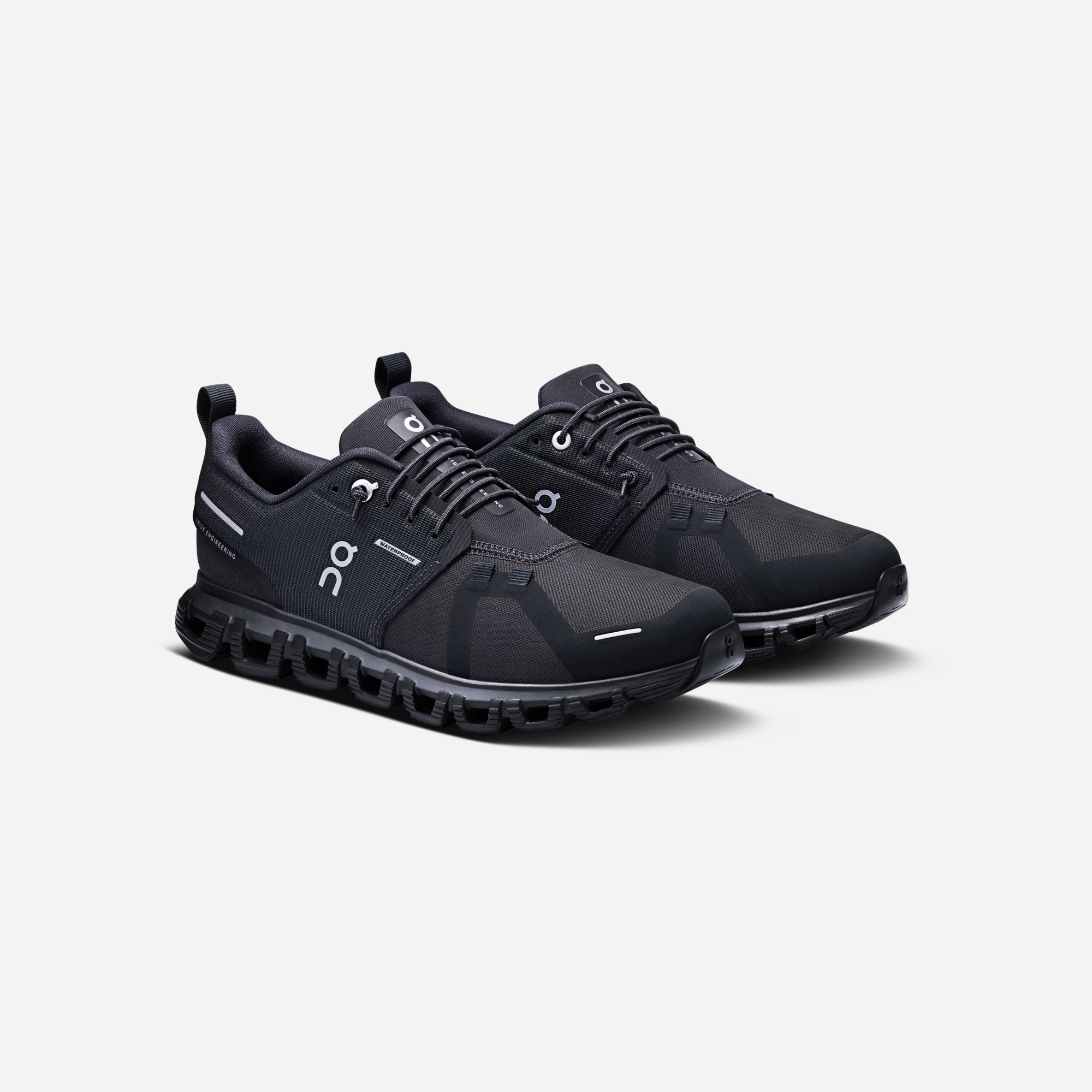 ON Running Cloud 6 Waterproof Black Black WMNS