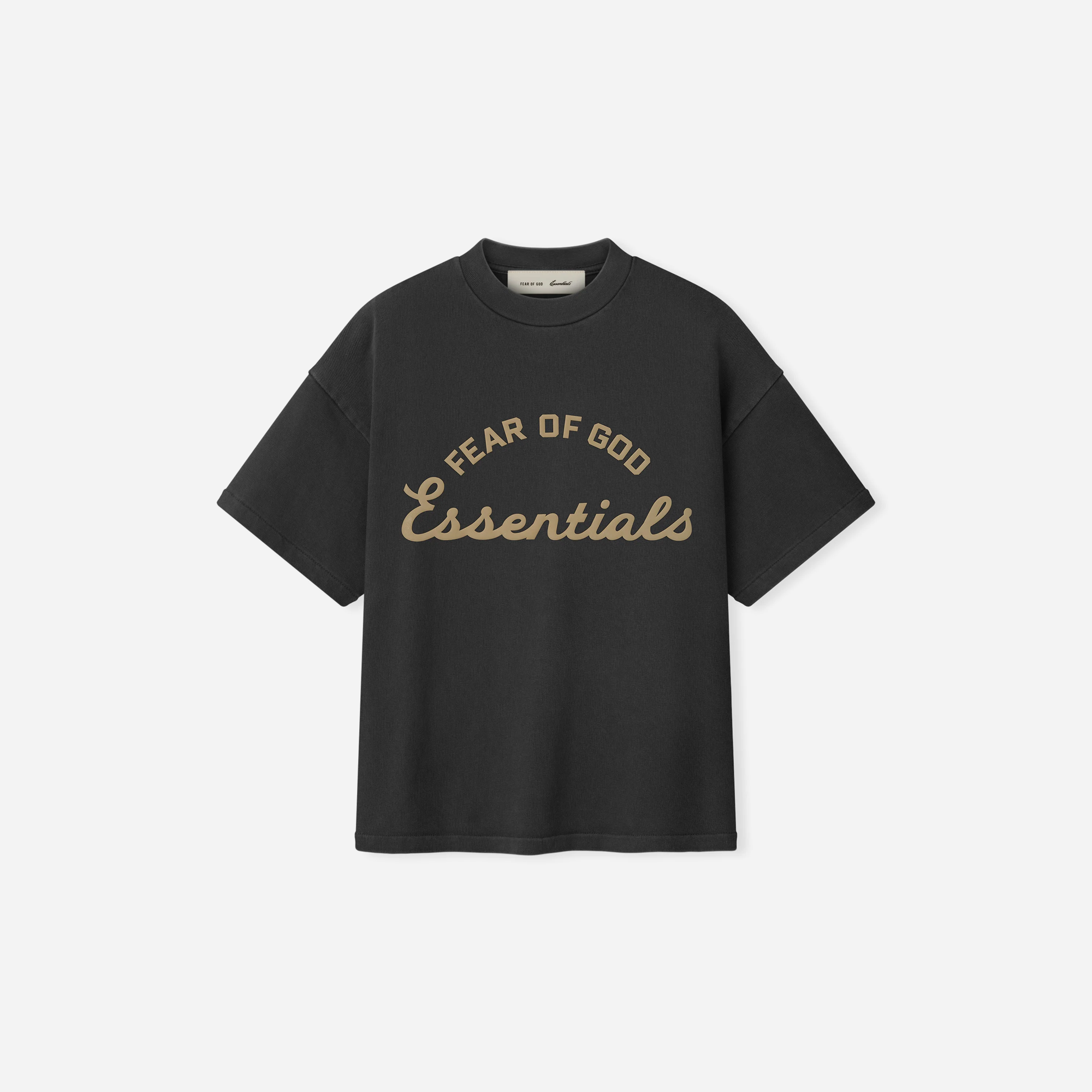 Fear Of God Essentials Kids Training 90s Short Sleeve Tee Faded Black