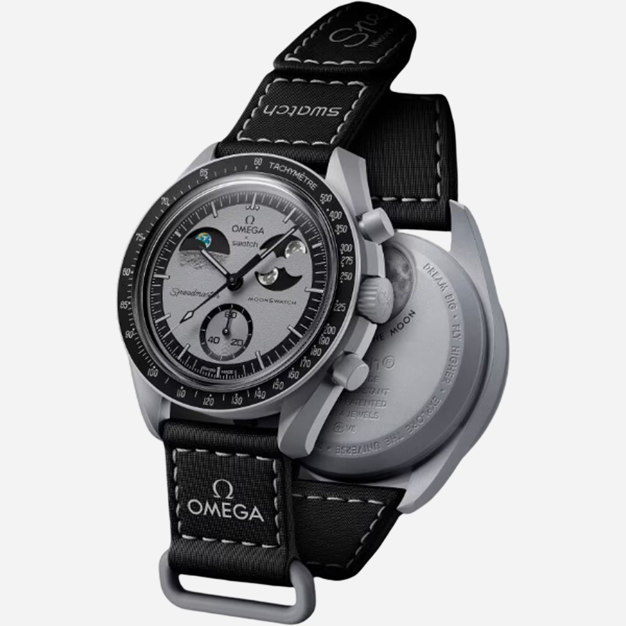 Omega X Swatch Bioceramic Moonswatch Mission To Earthphase