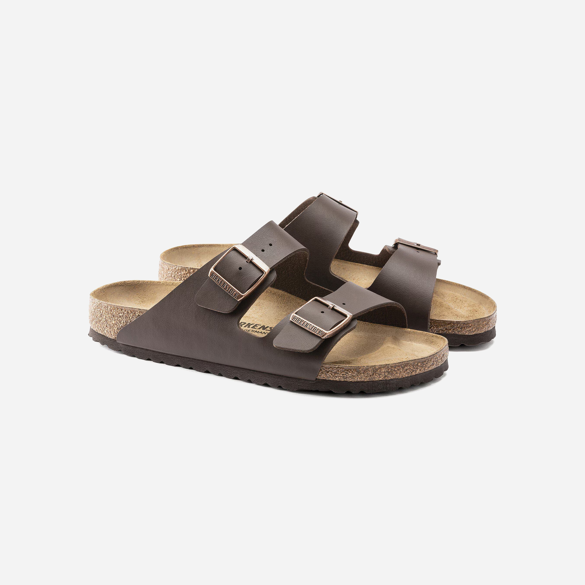 Birkenstock Arizona Birko-Flor Dark Brown Narrow Fit