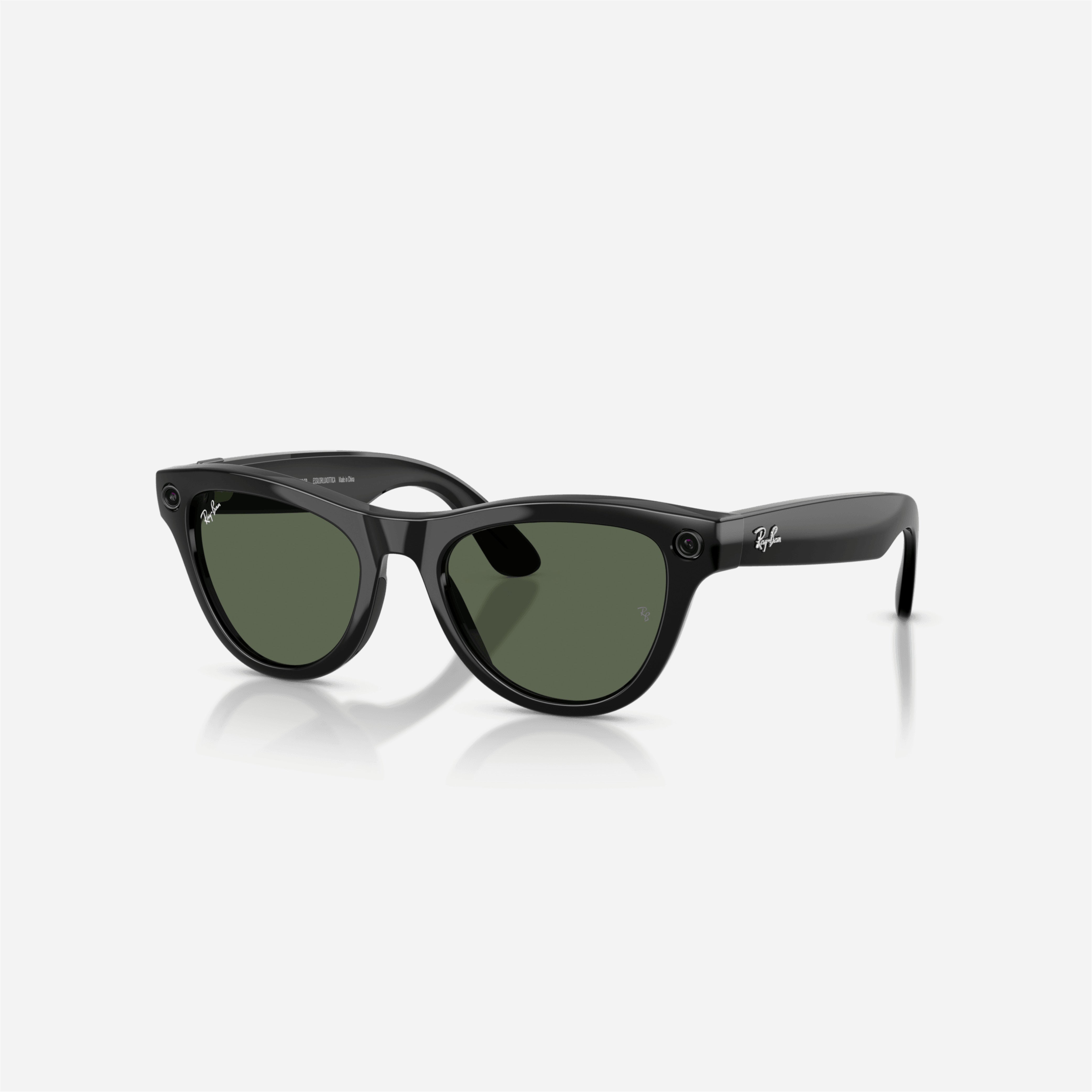 Ray-Ban Meta Skyler Shiny Black Frame G-15 Green Lens - Gen 2