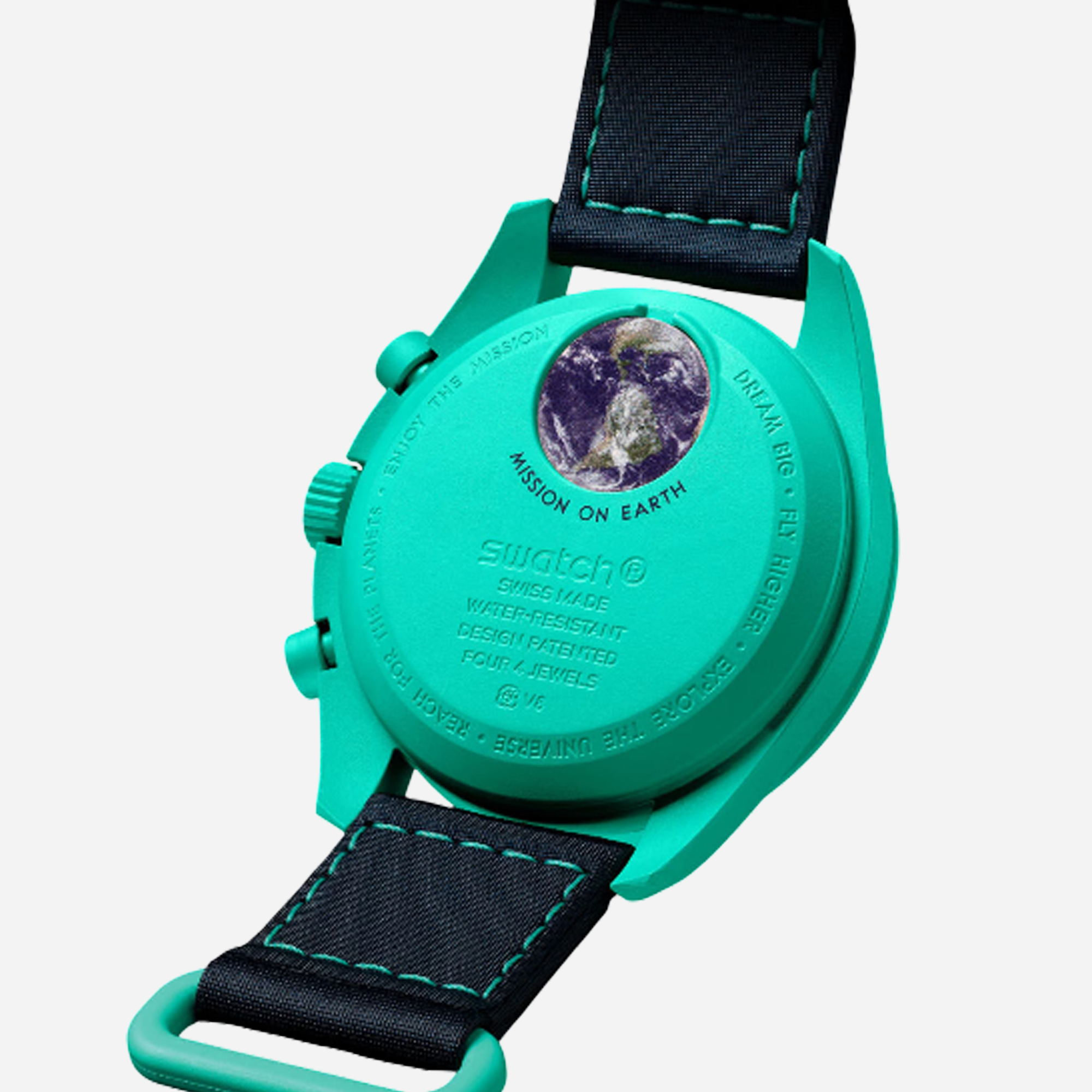 Swatch X Omega Bioceramic Moonswatch Mission On Earth - Polar Lights