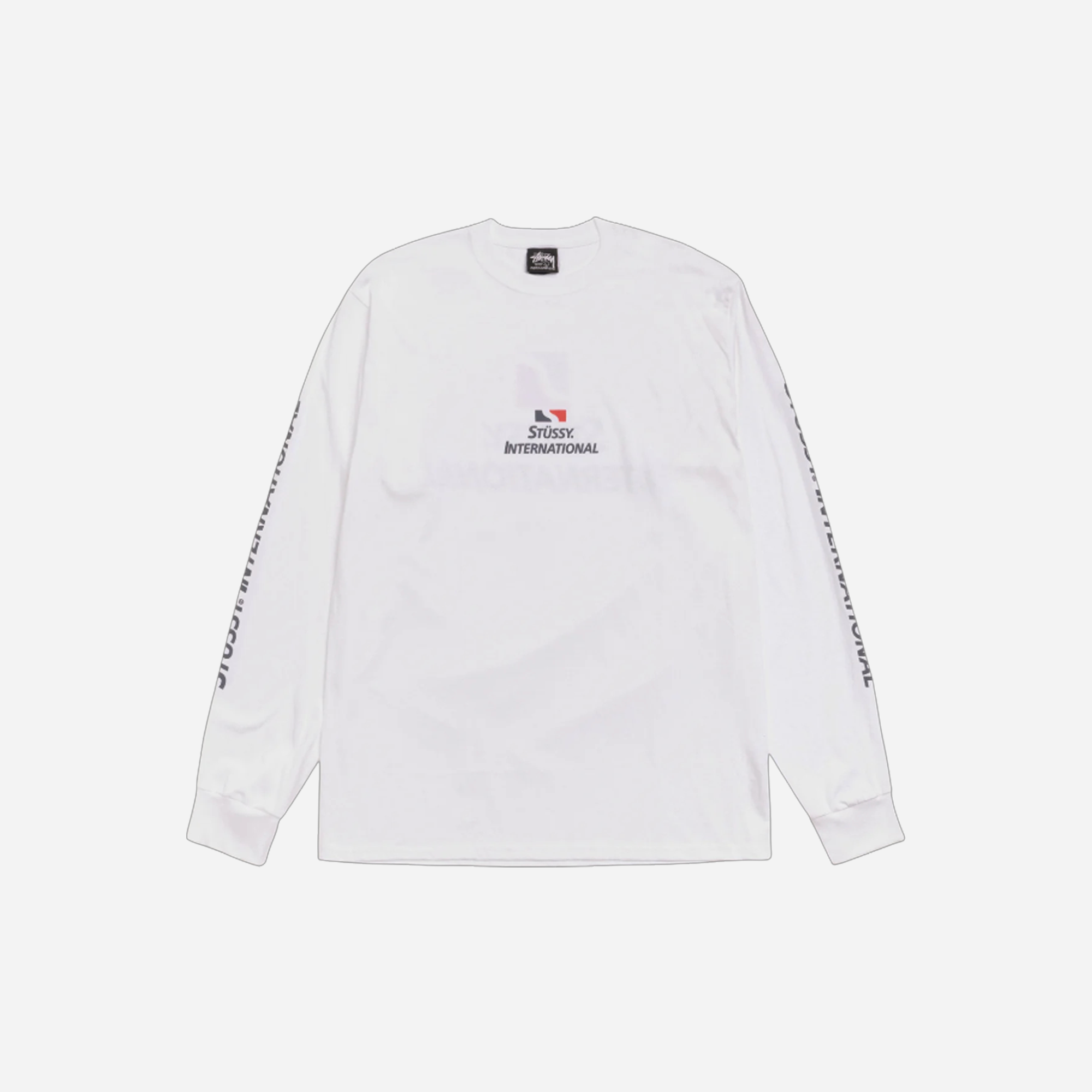 Stussy International Long Sleeve Tee White