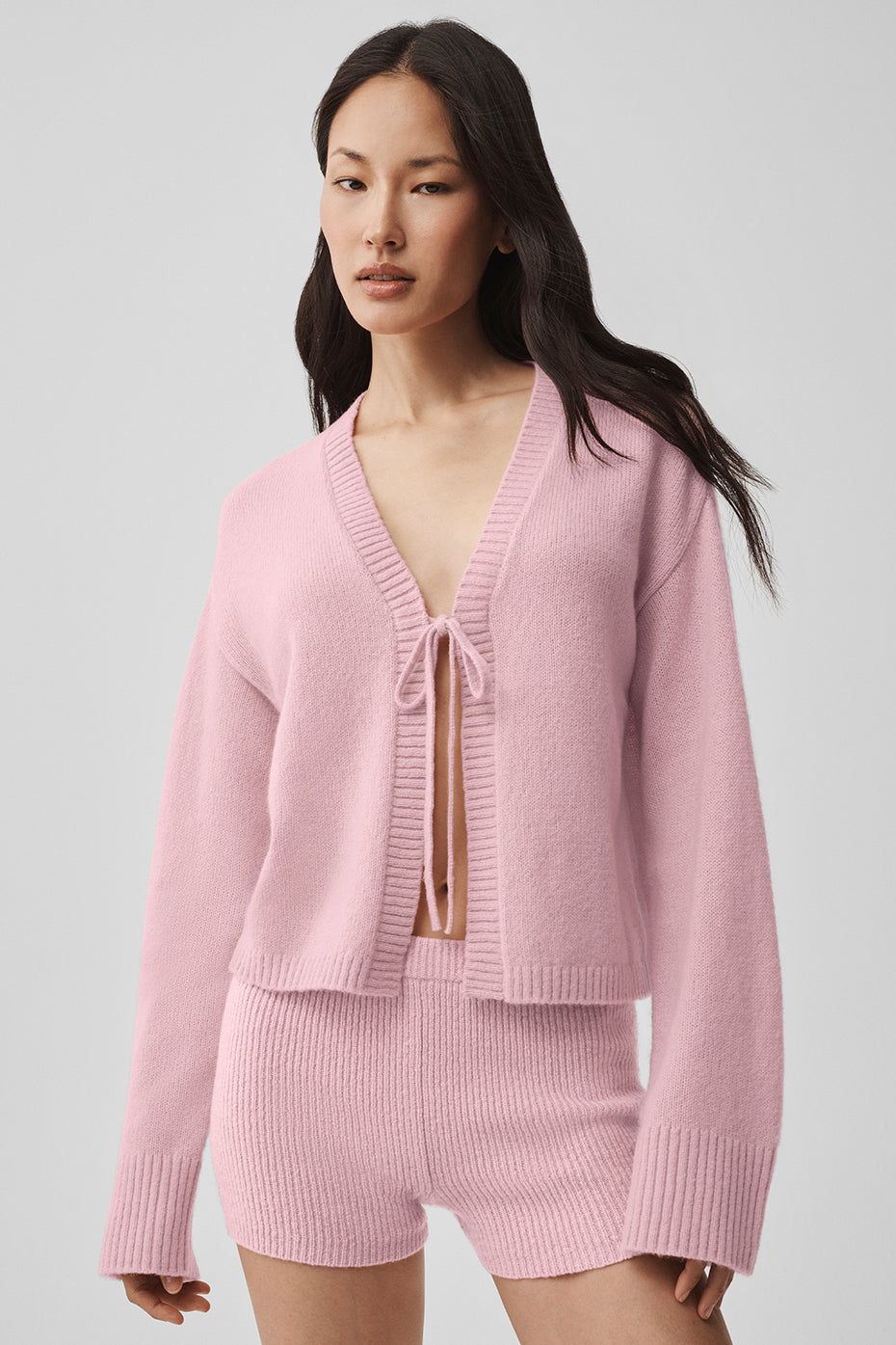 Wool Cashmere New Class Tie Cardigan