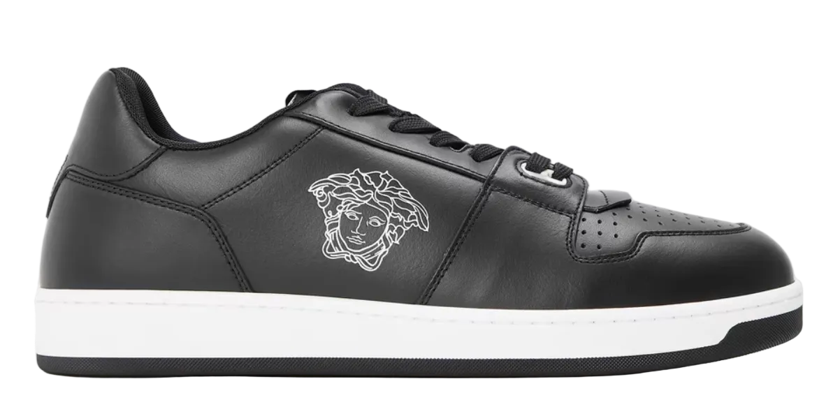 Versace Men's Medusa Sneak Low-Top Trainers Black