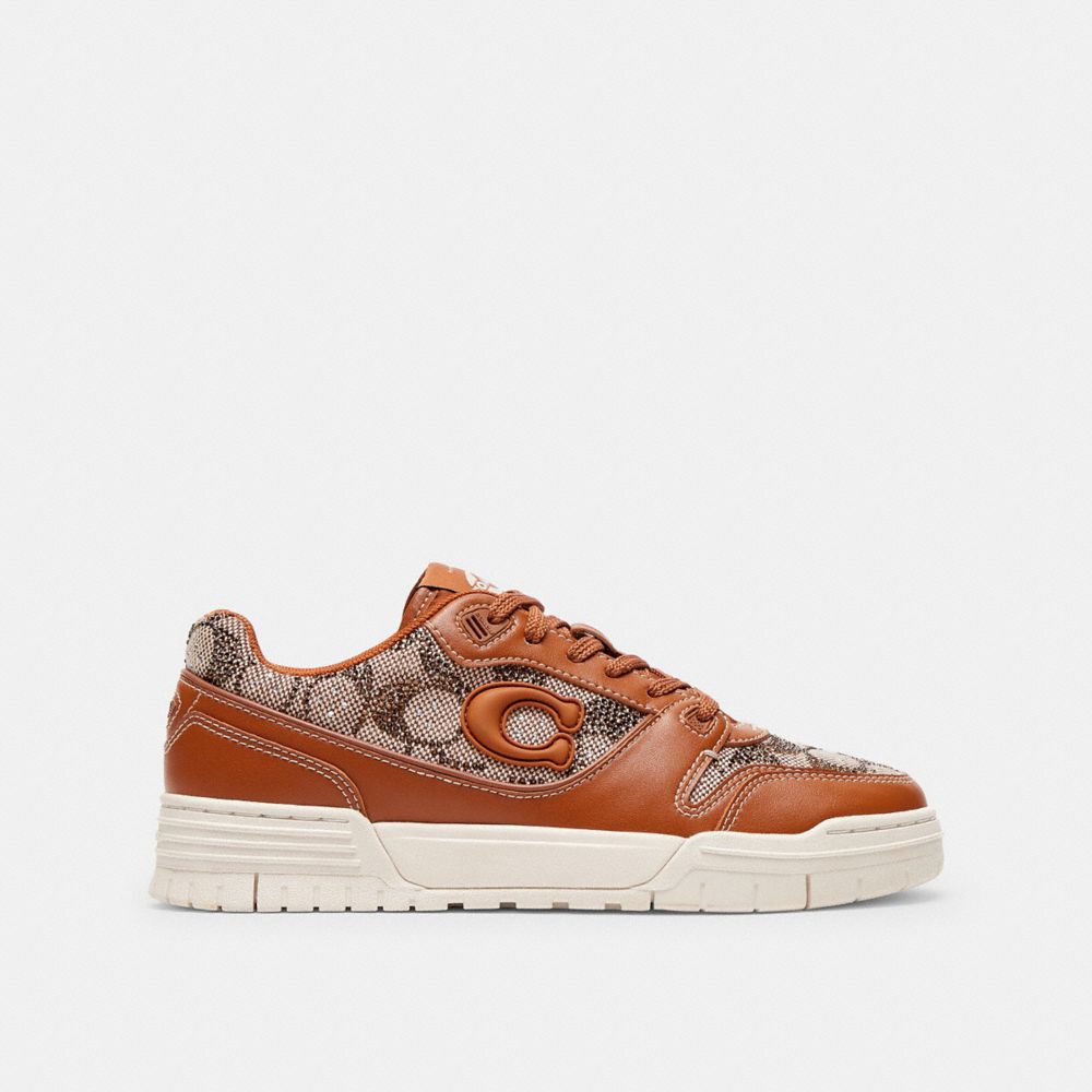 Soho Sneaker In Crystal Signature Jacquard