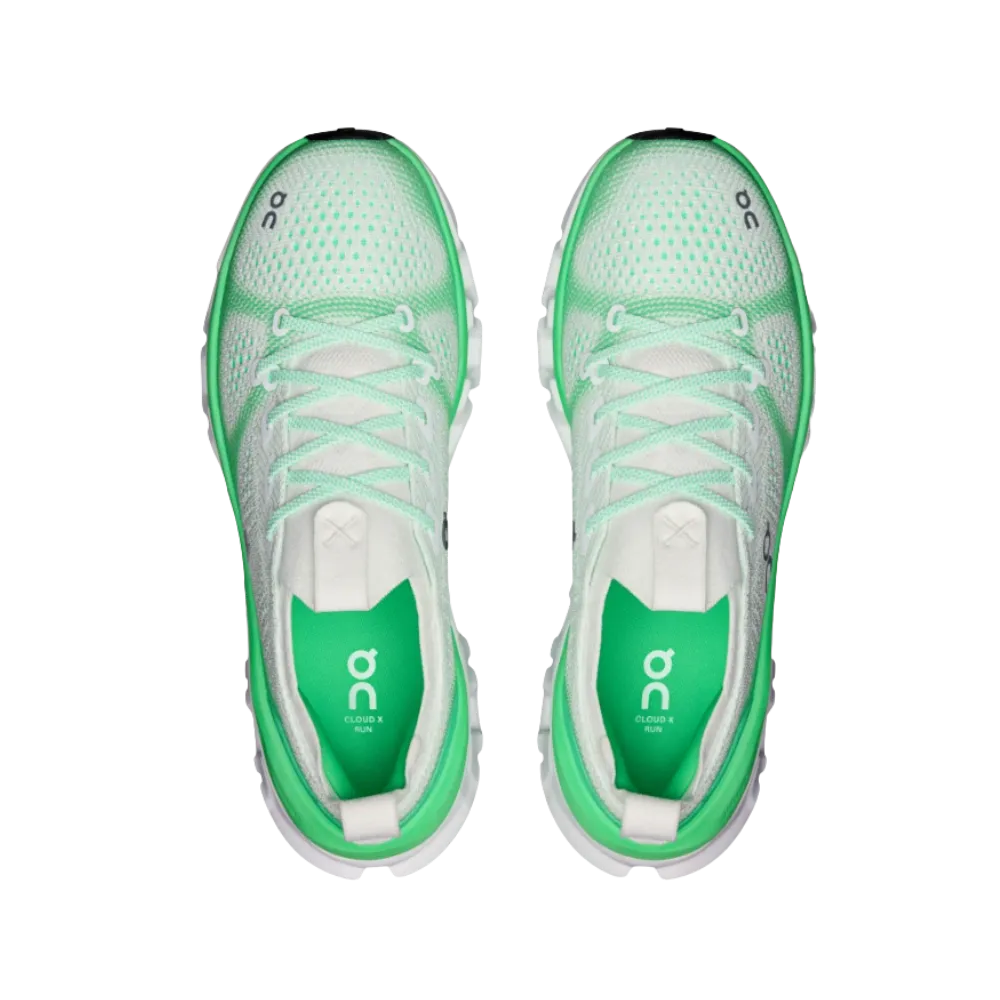 On Running Cloud X Tempo Ivory Verdite