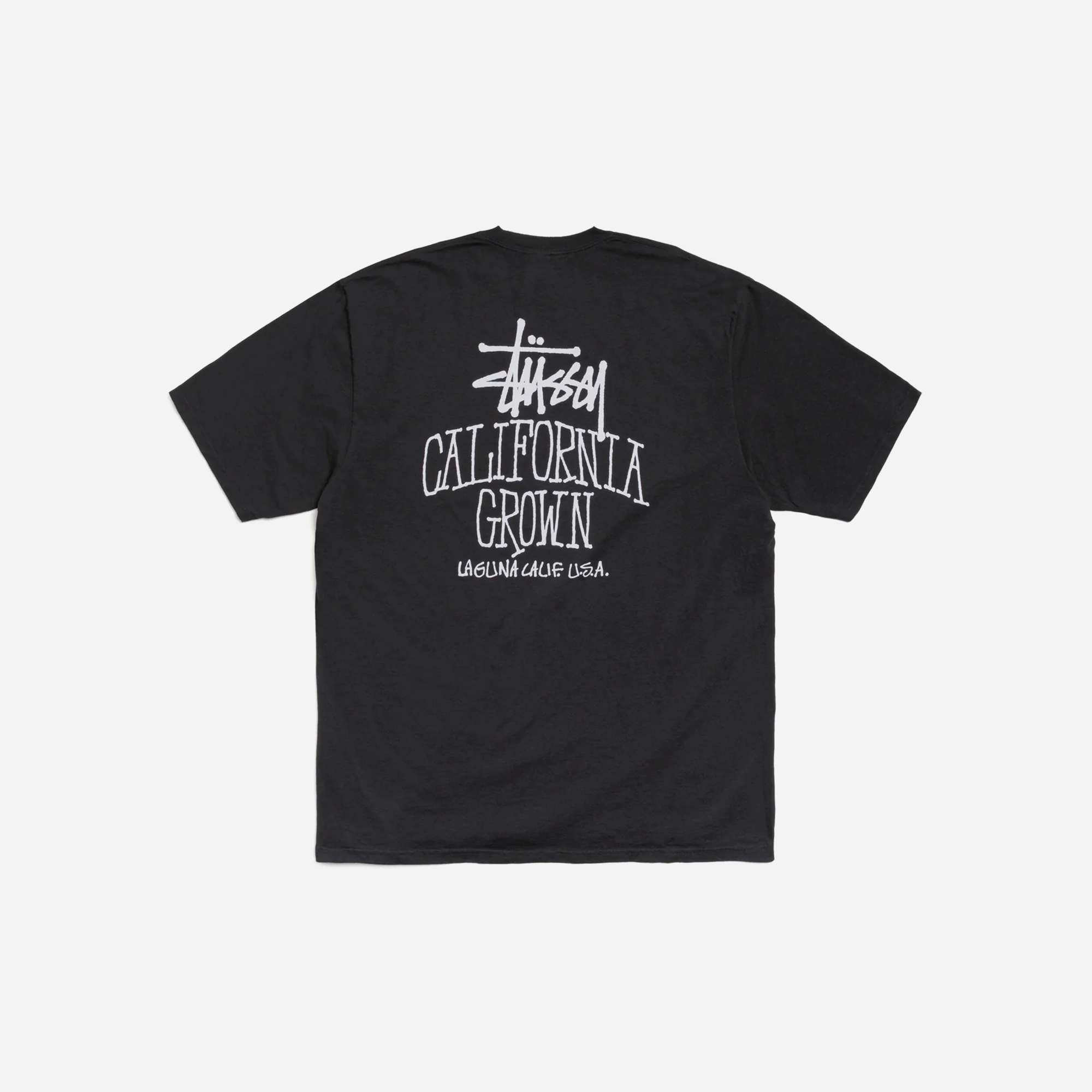 Stussy Cali Grown Tee Pigment Dyed Faded Black