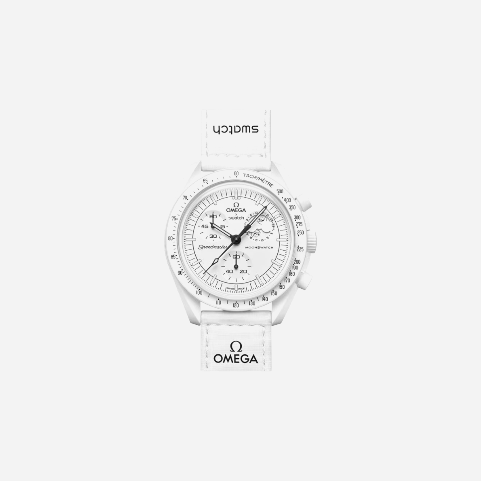 Swatch X Omega Bioceramic Moonswatch Mission To Moonphase Snoopy