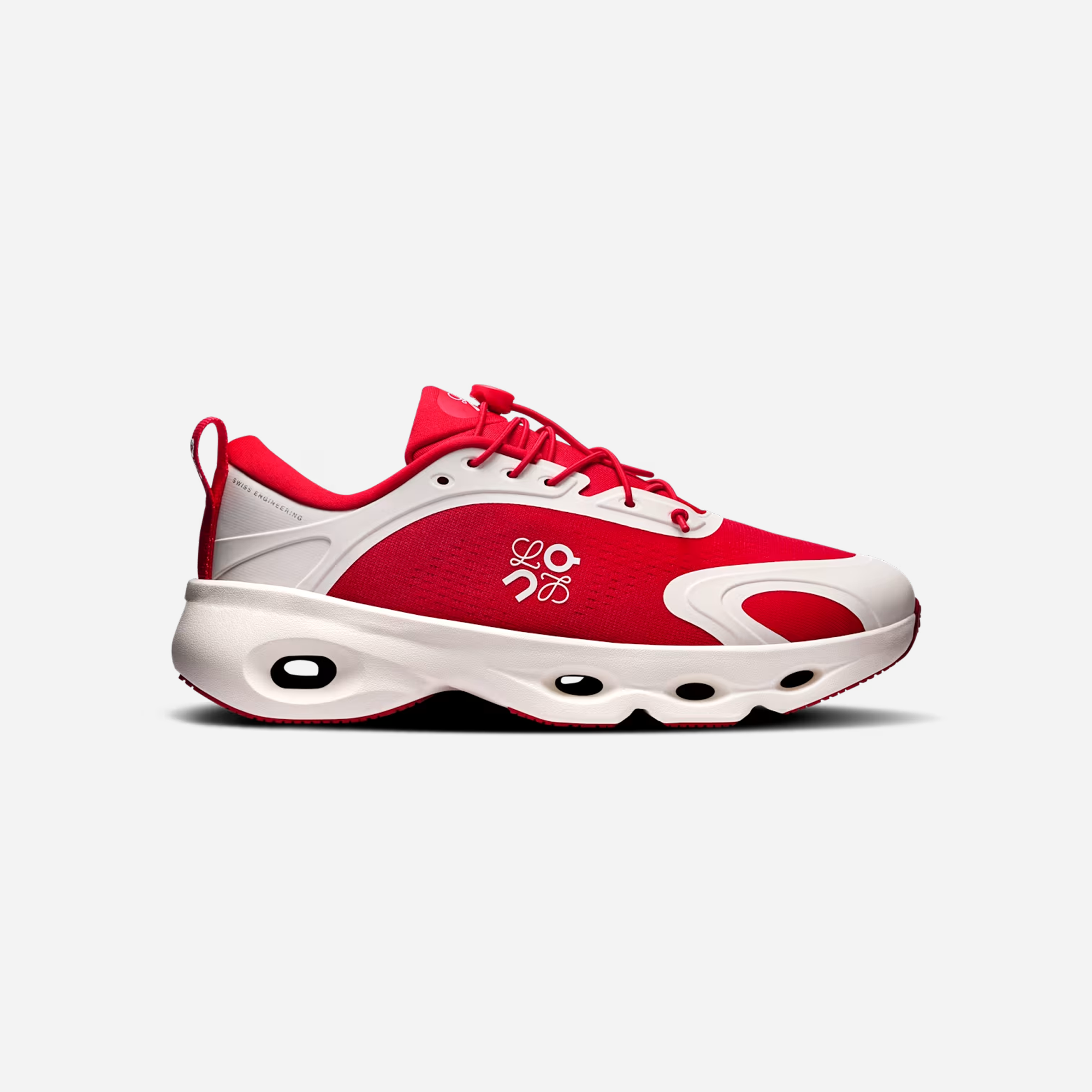 ON Running Cloudsolo LOEWE Red Eggshell WMNS