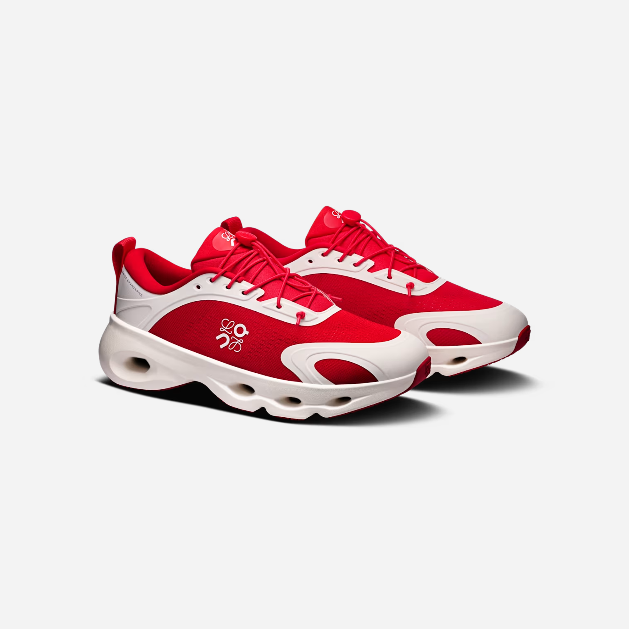 ON Running Cloudsolo LOEWE Red Eggshell WMNS