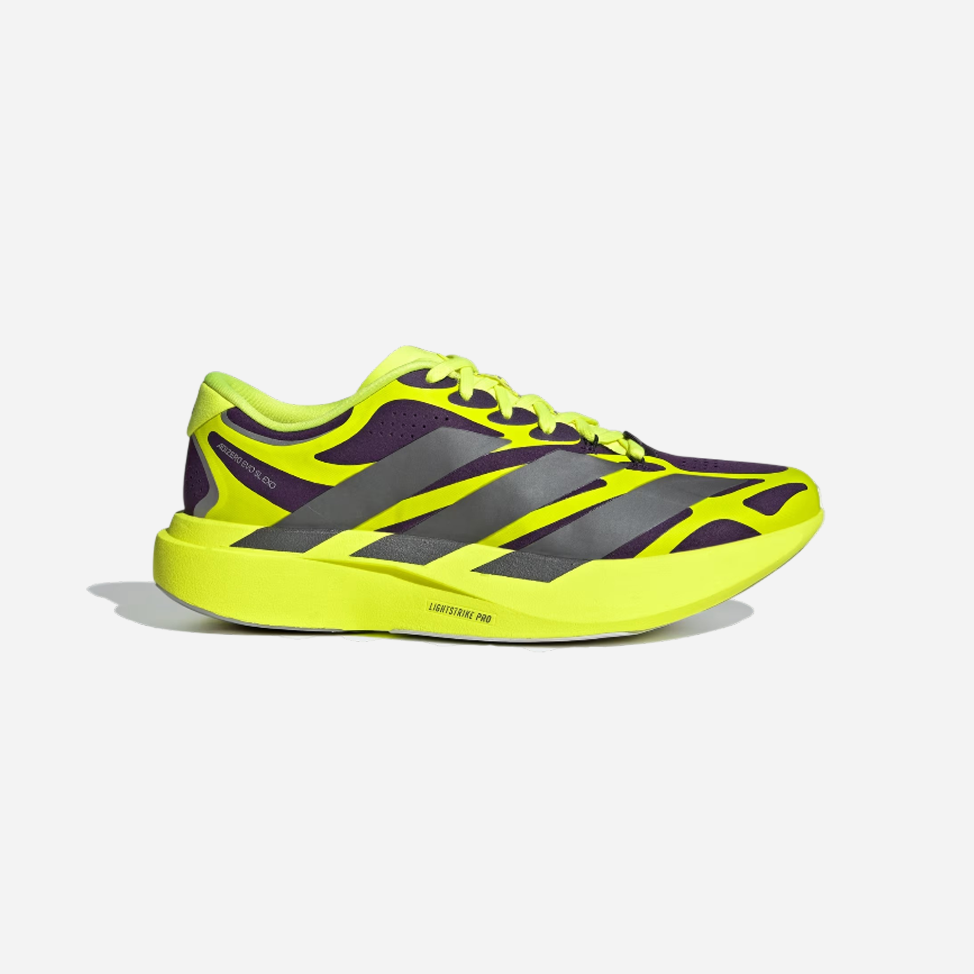 Adidas Adizero Evo SL EXO Aurora Plum / Iron Metallic / Solar Yellow