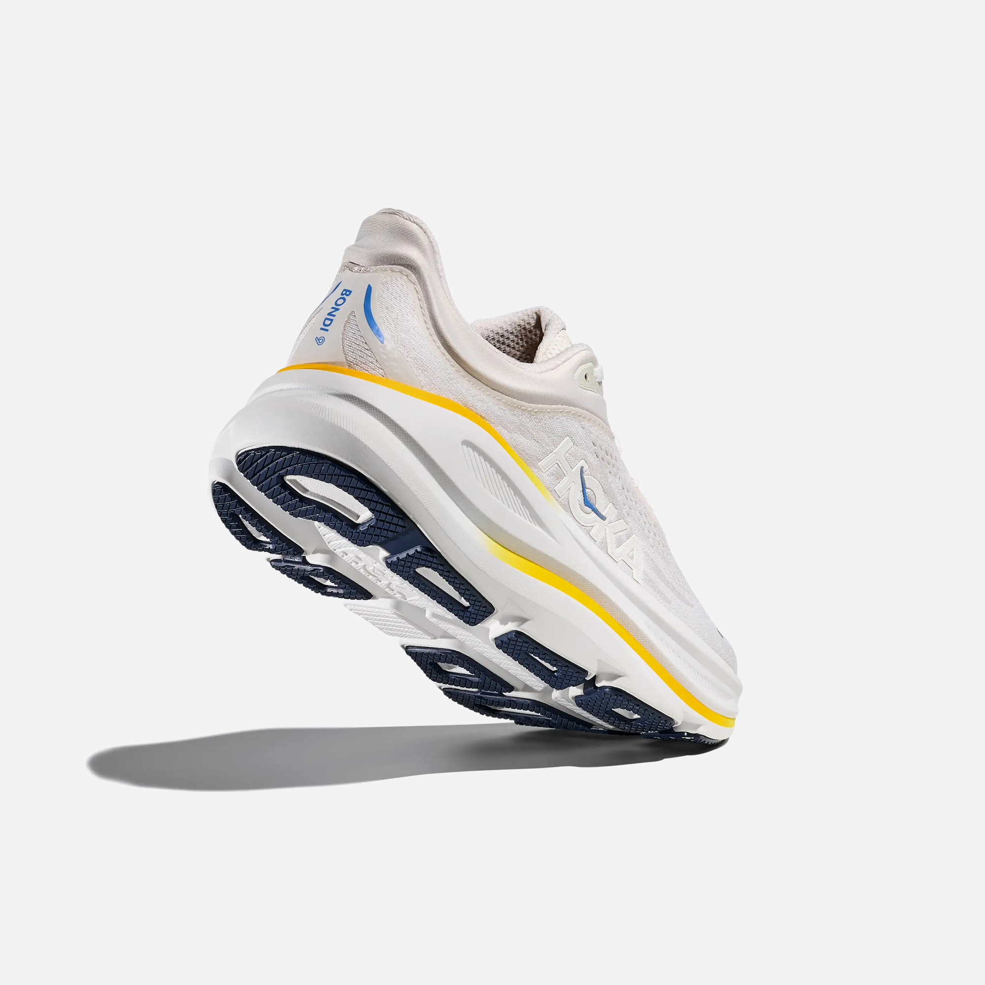 Hoka Bondi 9 White Grout Regular Wmns