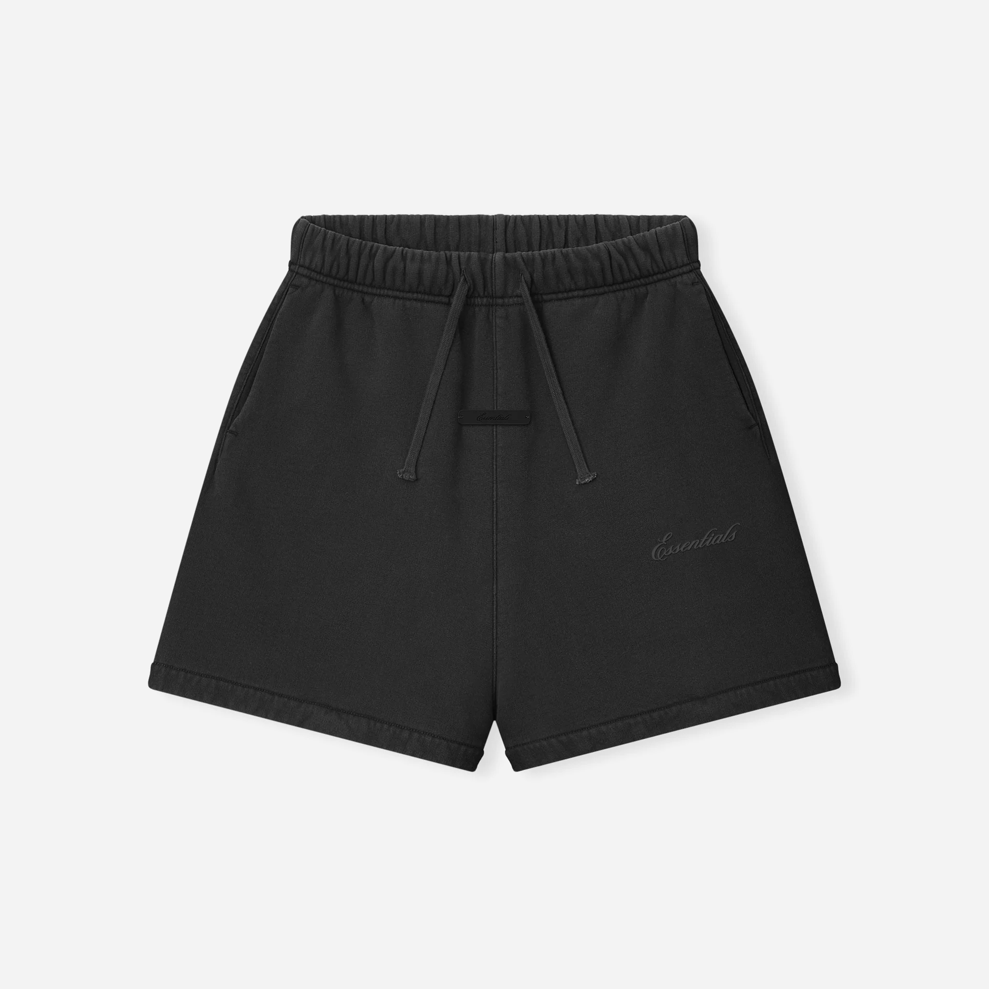 Fear Of God Essentials Kids Signature Classic Sweatshort Faded Black