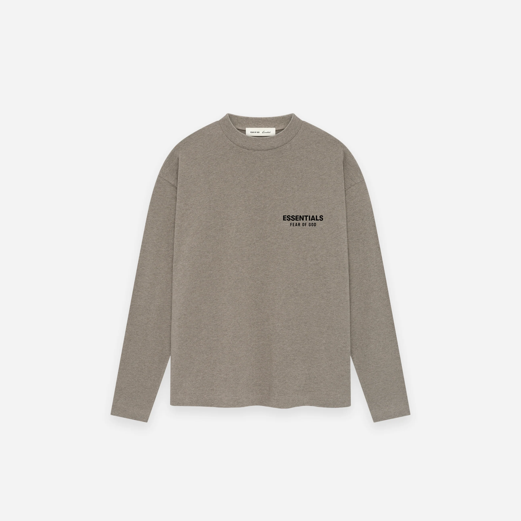 Fear Of God Essentials SS26 Classic Long Sleeve Tee Homestead Heather