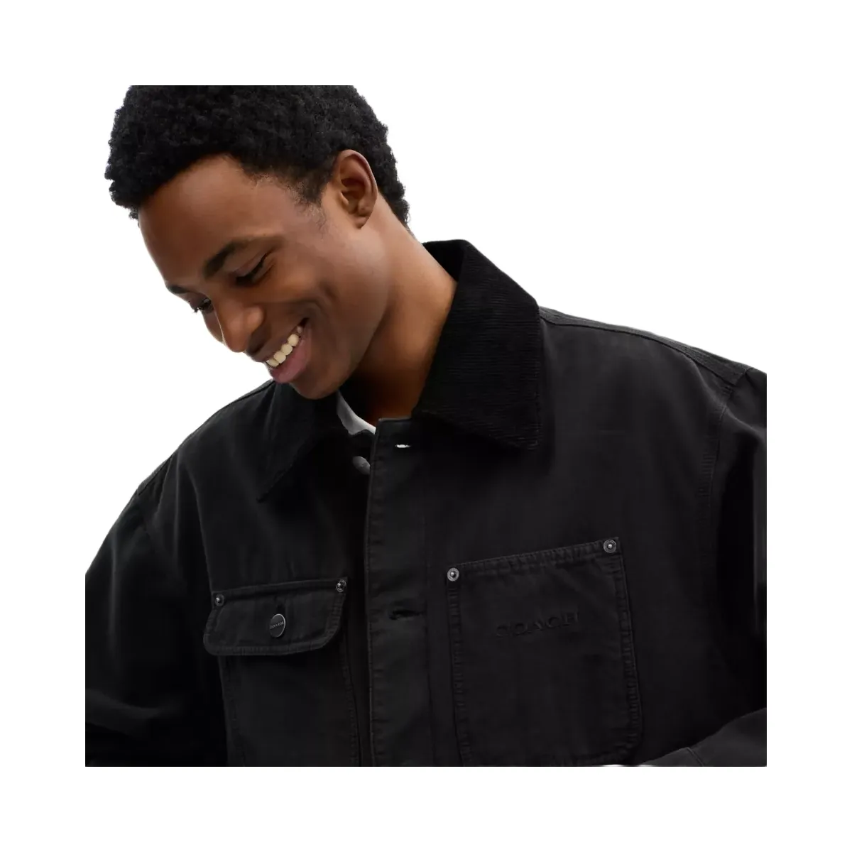 Coach Chore Coat in Black
