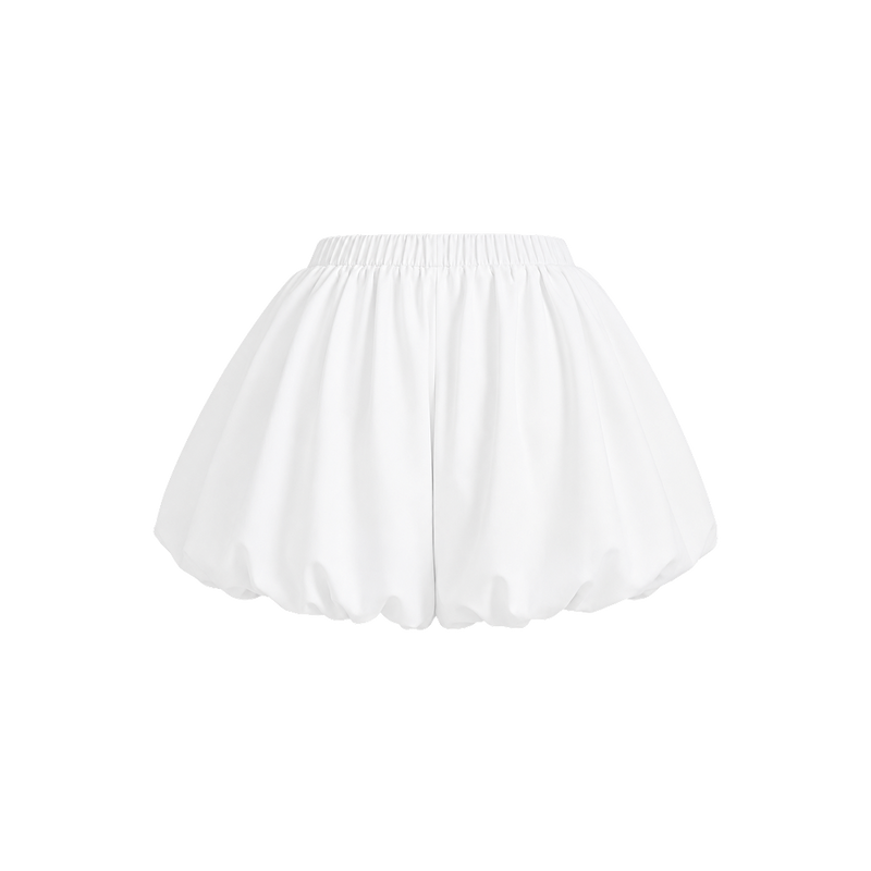 Sknny B*tch Noir Muse White Bubble Skort