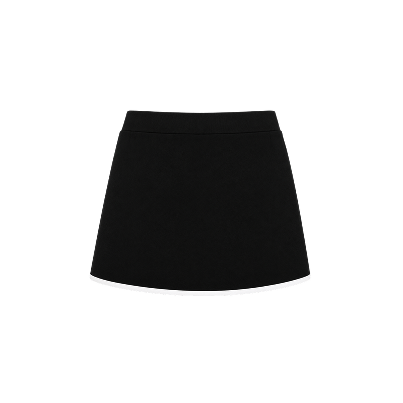 Sknny B*tch Sculpt Court Black Skort